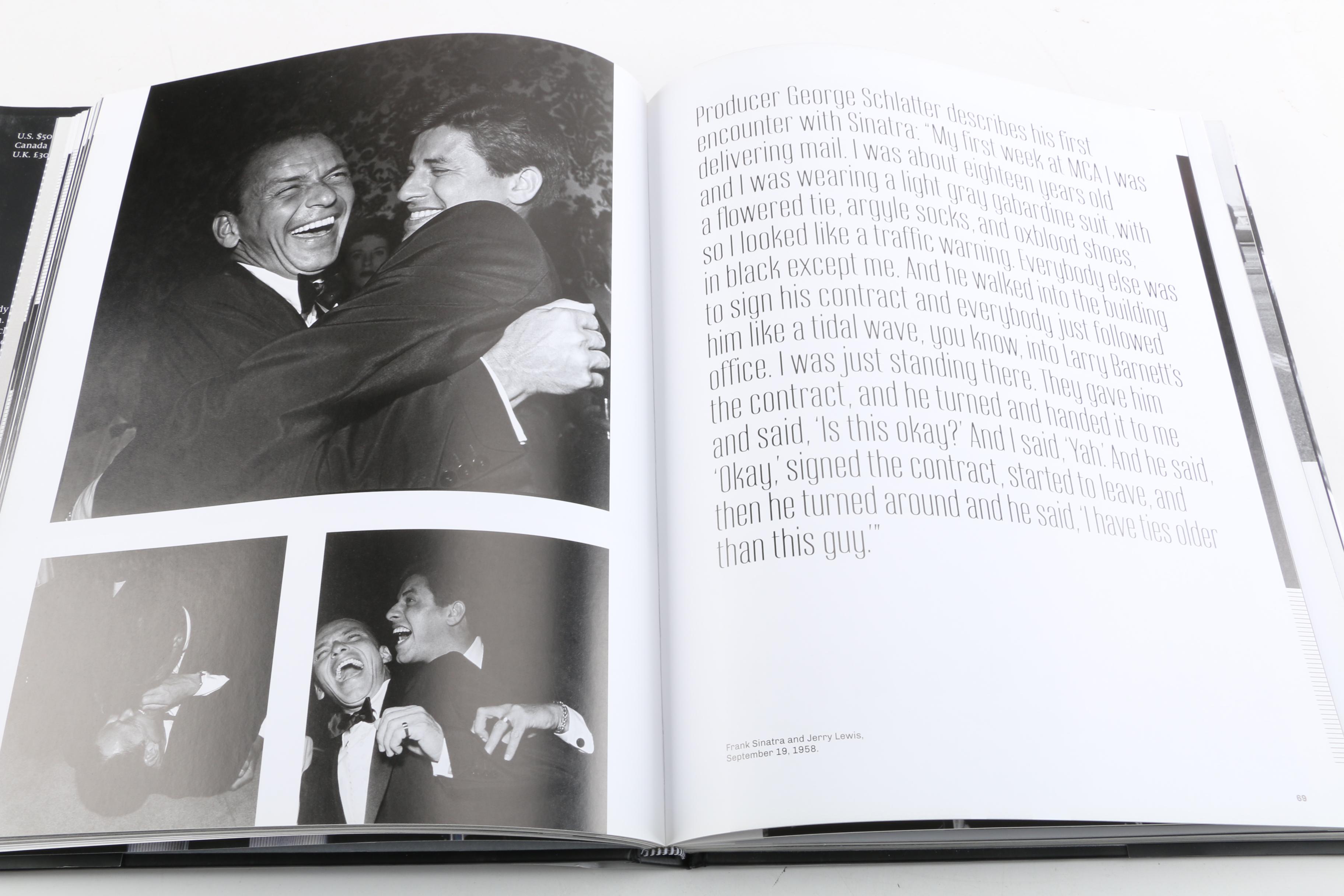 Frank Sinatra "Sinatra the Photographs" Book and Vinyl Records