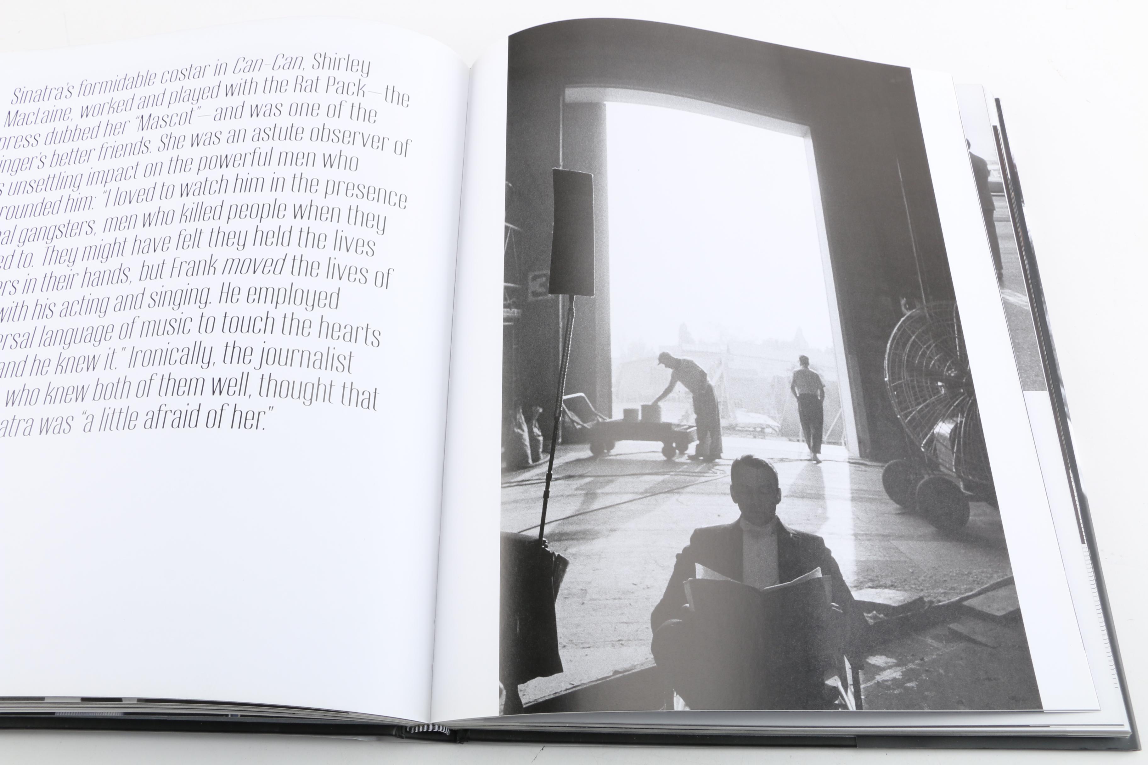 Frank Sinatra "Sinatra the Photographs" Book and Vinyl Records