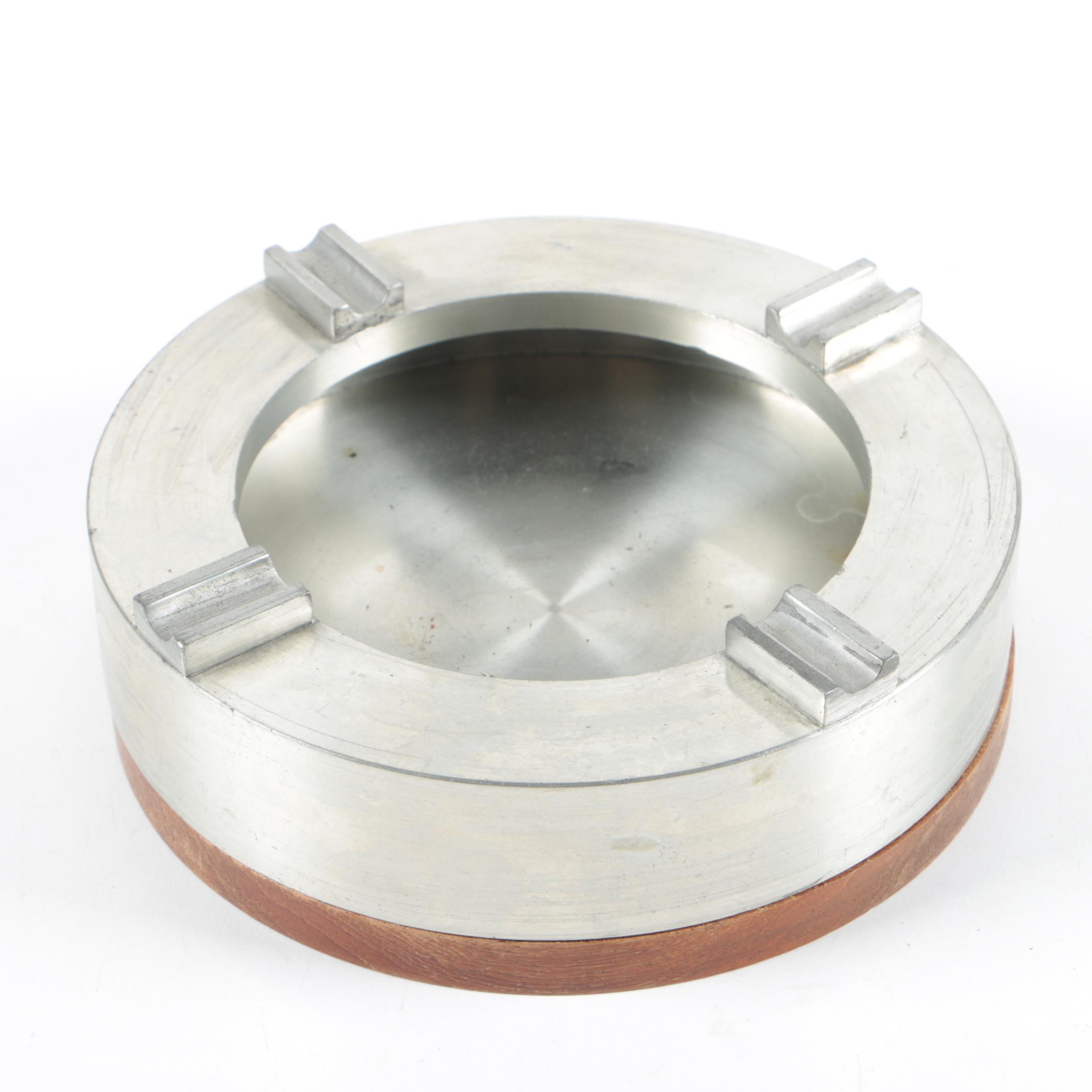 Mid Century Modern Style Selangor Pewter Ashtray
