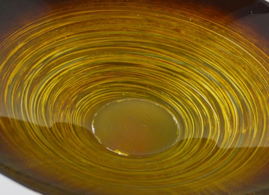 Arthur Court Bunny Stand Art Glass Centerpiece Bowl