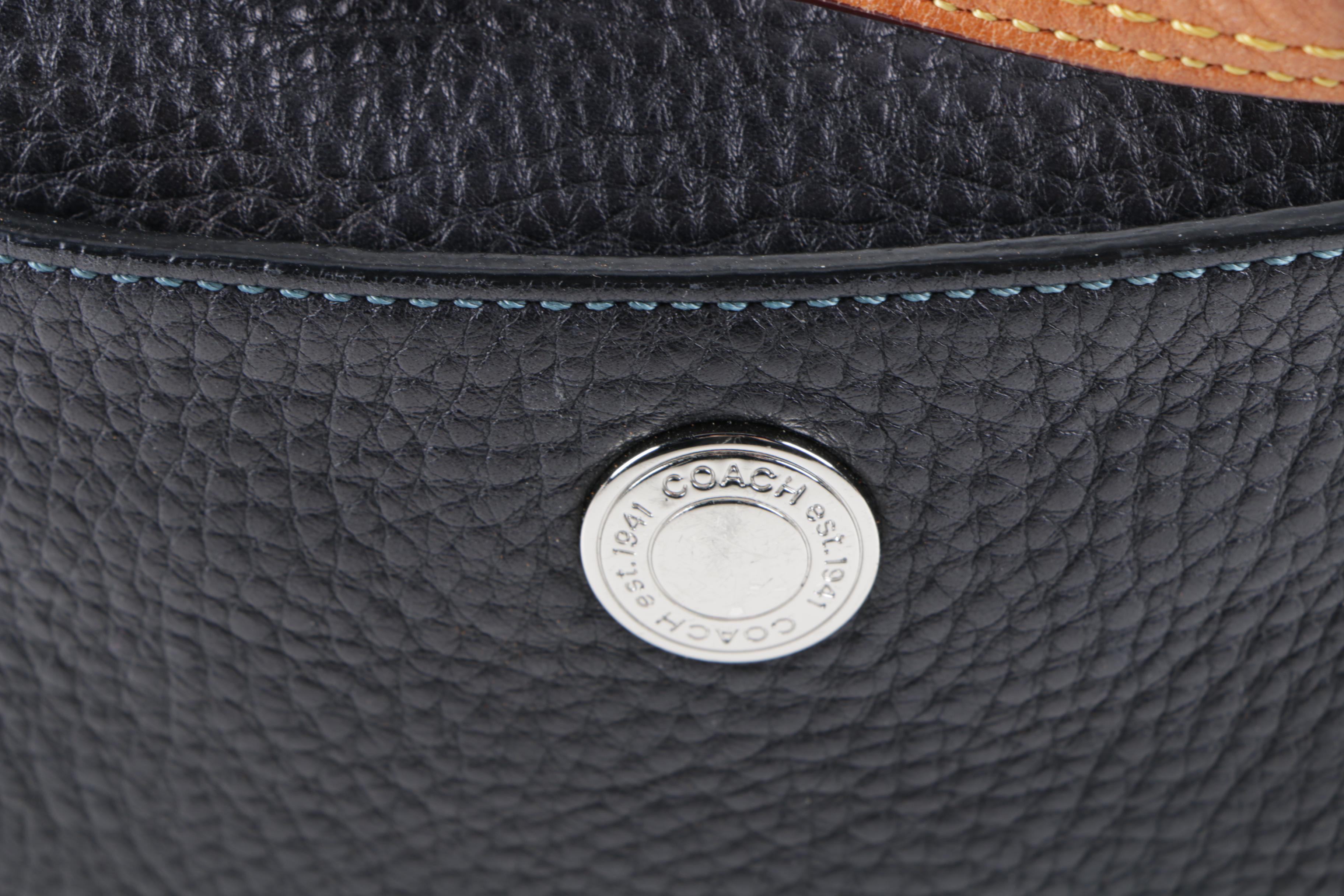 Coach Chelsea Pebbled Leather Turnlock Top Hobo Bag