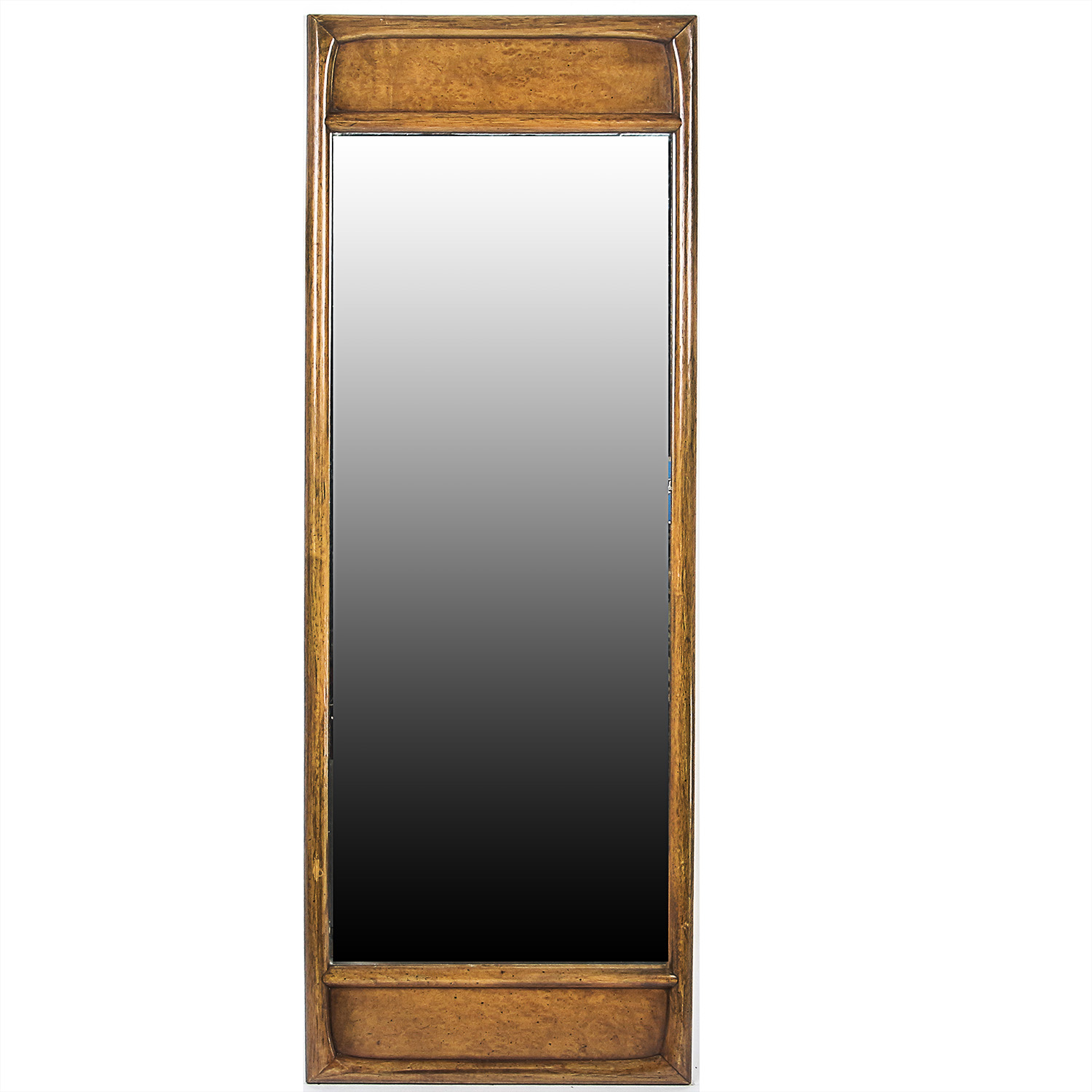 Arts and Crafts Style Oak Framed Full Length Mirror