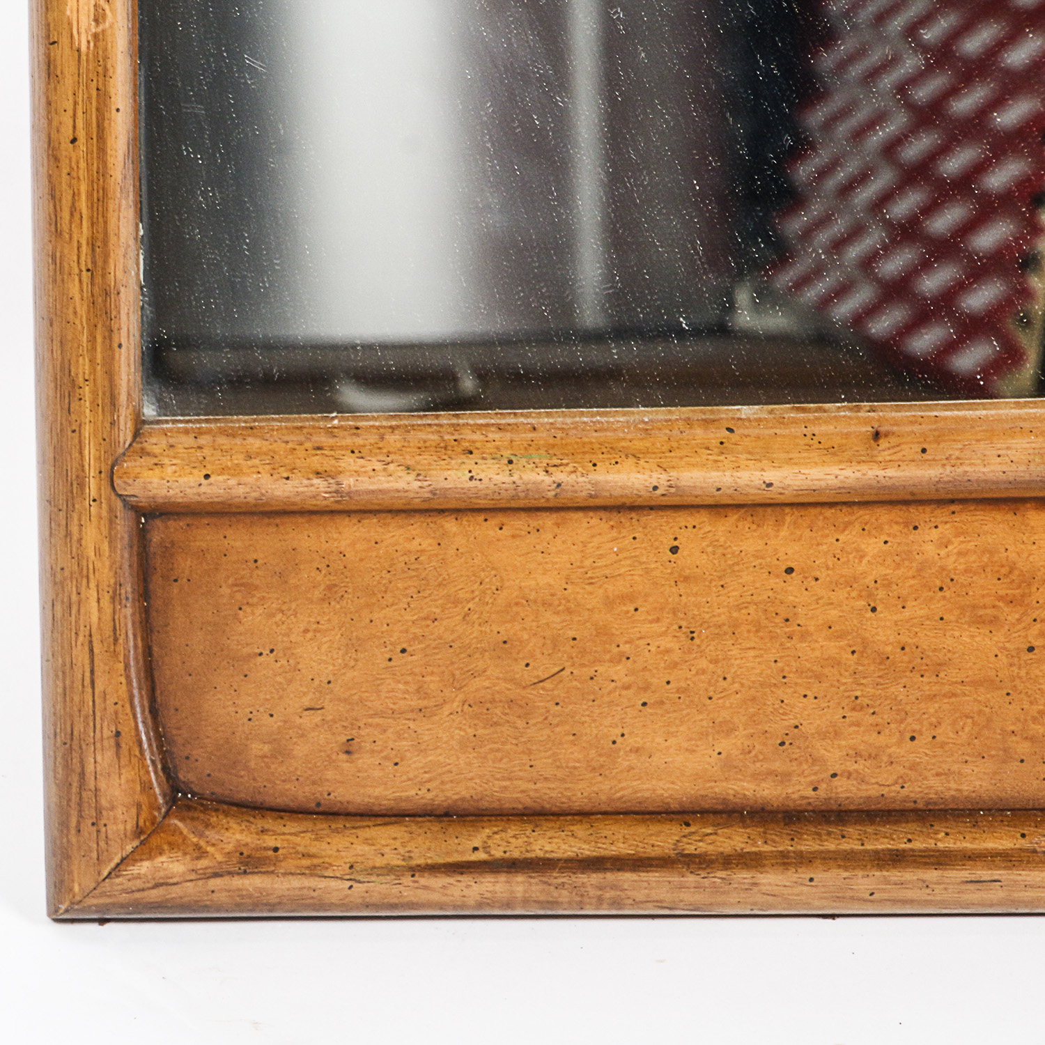 Arts and Crafts Style Oak Framed Full Length Mirror