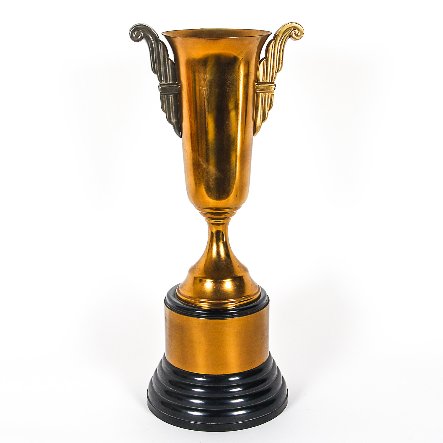 Art Deco Style Copper and Brass Tone Trophy by Dodge