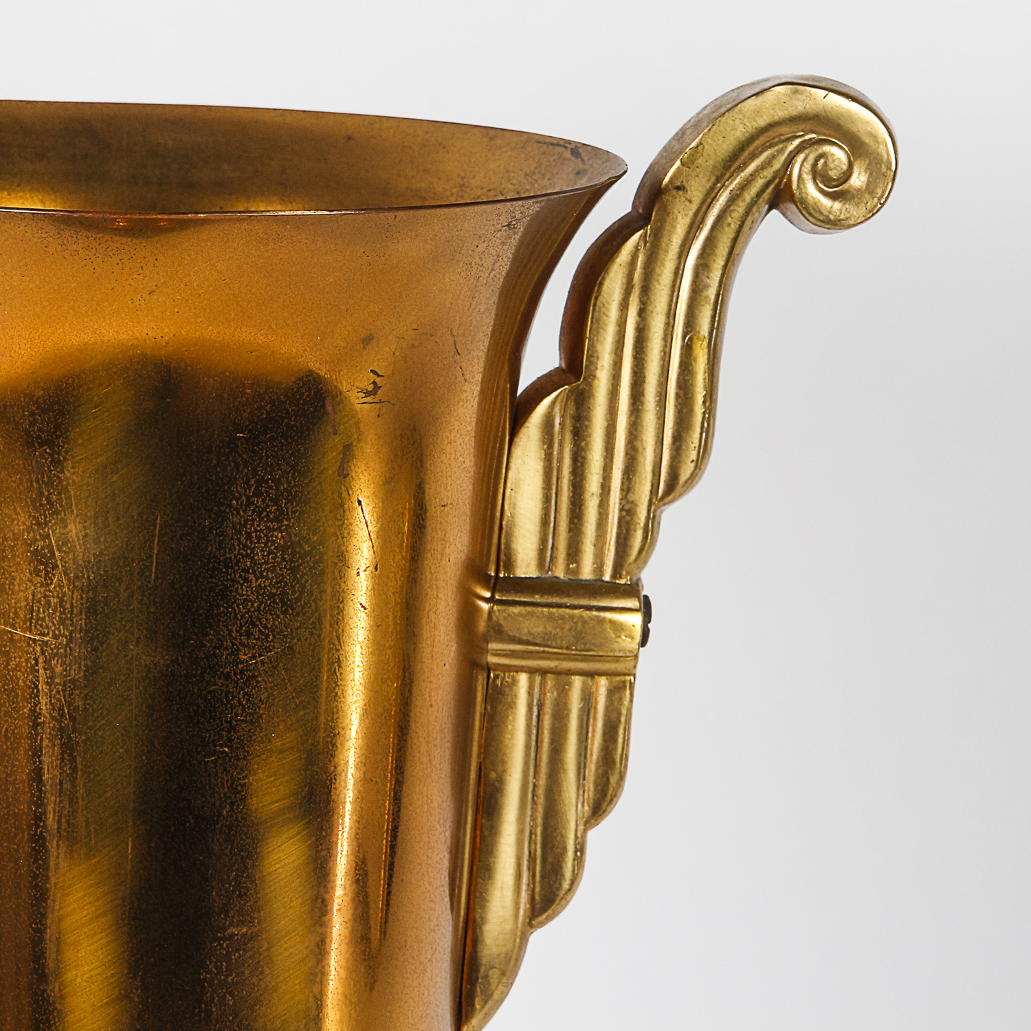 Art Deco Style Copper and Brass Tone Trophy by Dodge