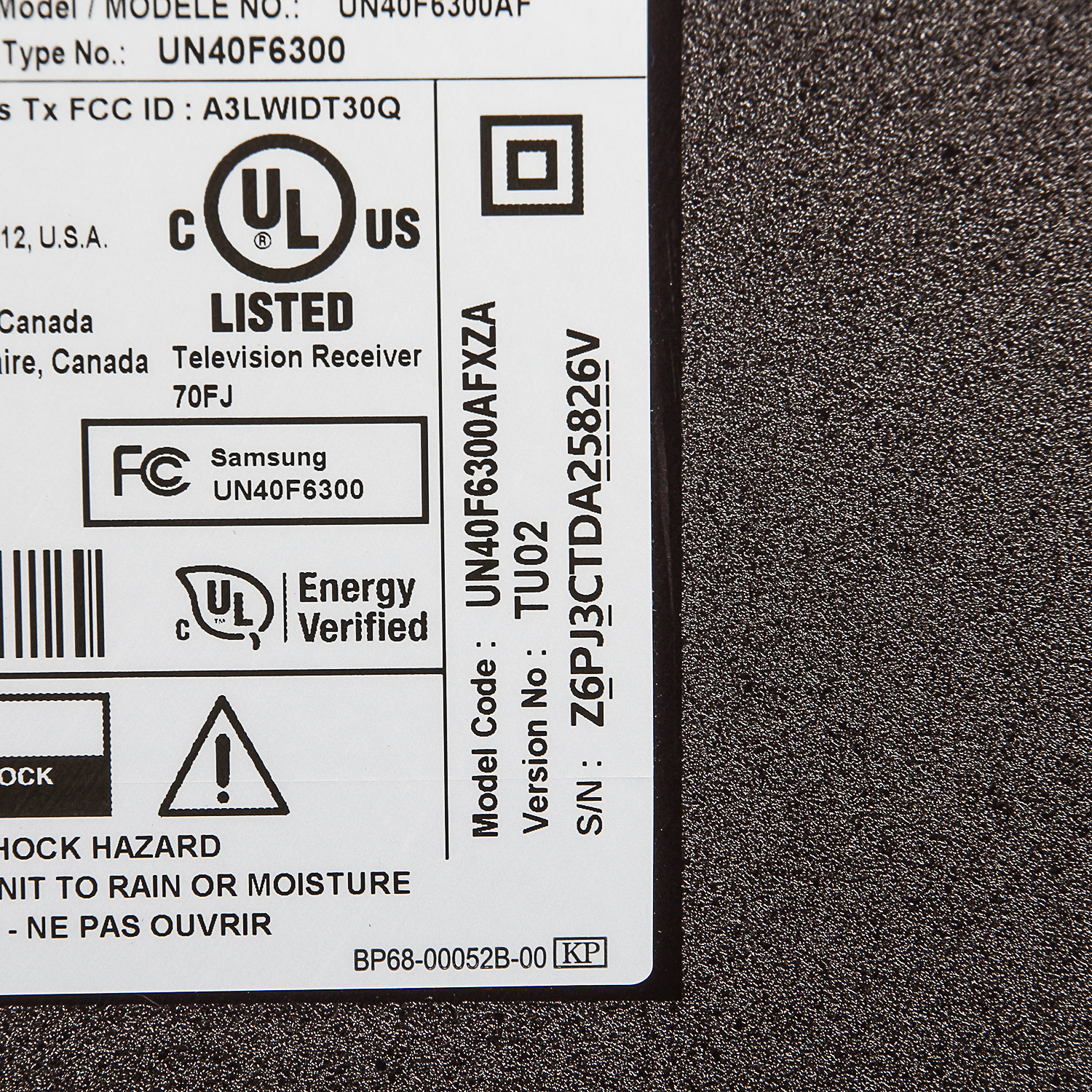 40" Samsung Flat Screen Television