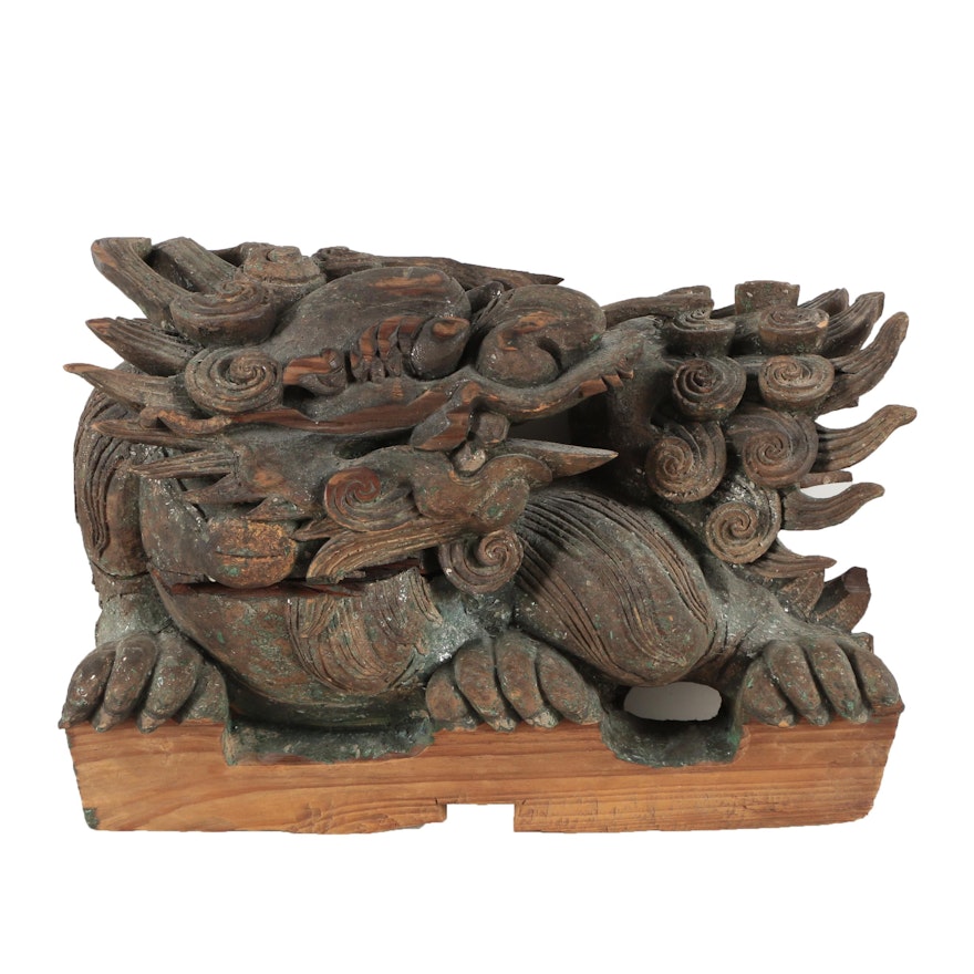 Japanese Style Wooden Carving