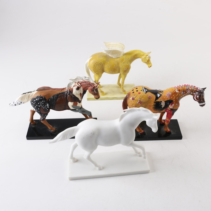 "The Trail of Painted Ponies" Cast Resin Horse Figurines