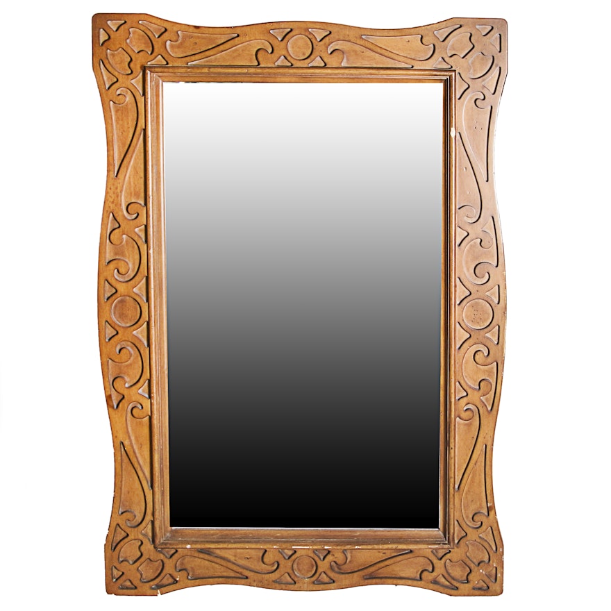 Composite Wood Decorative Wall Mirror