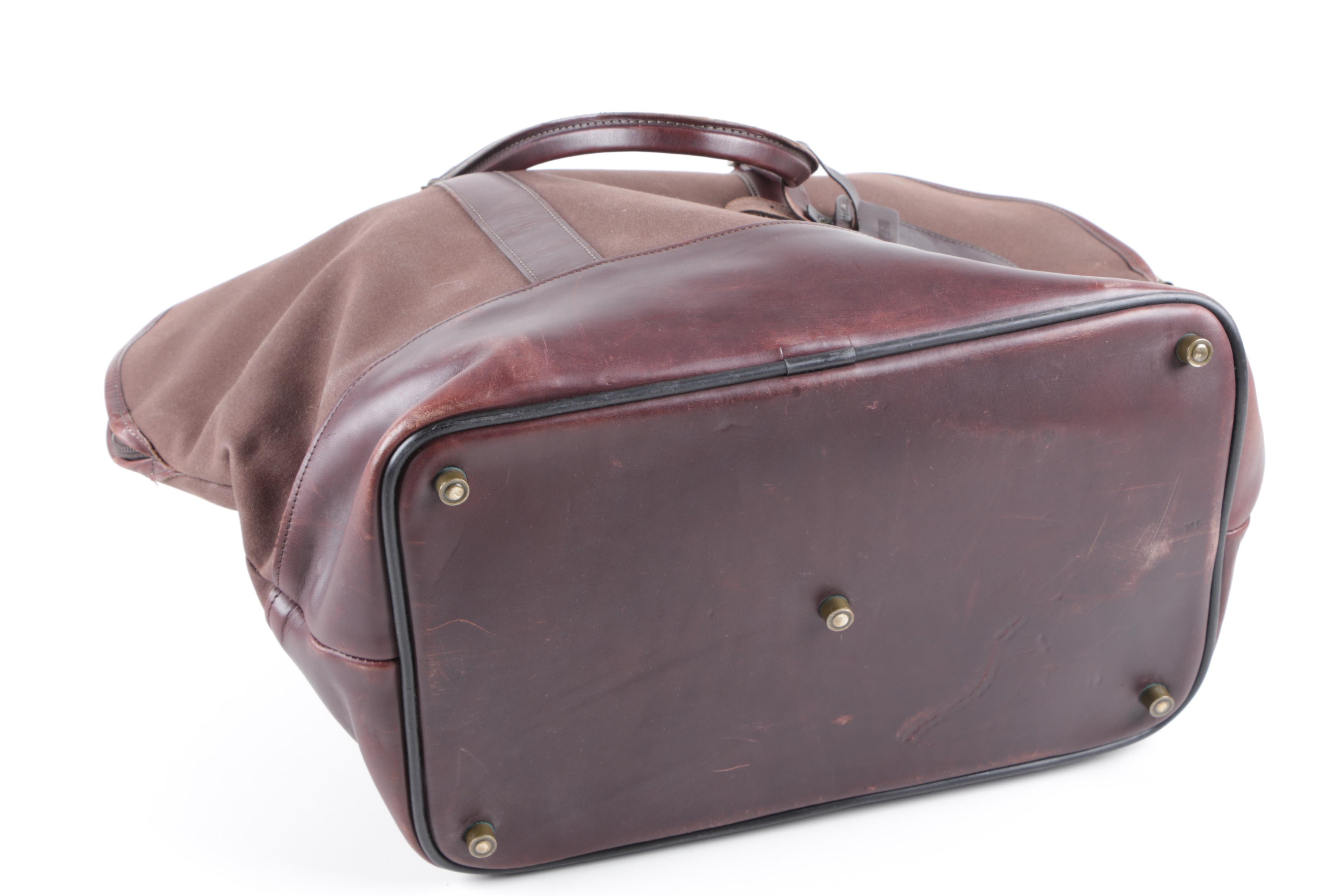 Vintage Hartmann Canvas and Leather Weekender Bag