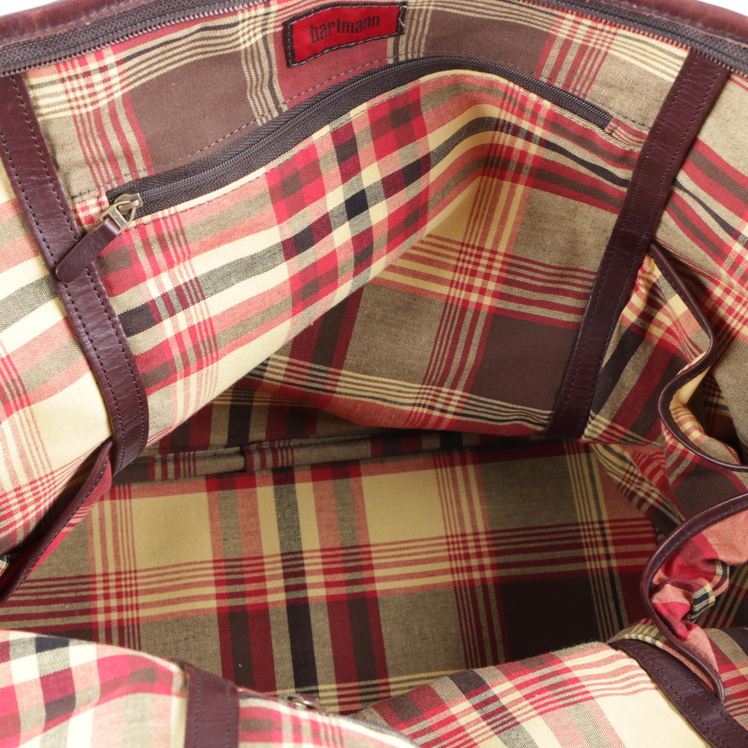 Vintage Hartmann Canvas and Leather Weekender Bag