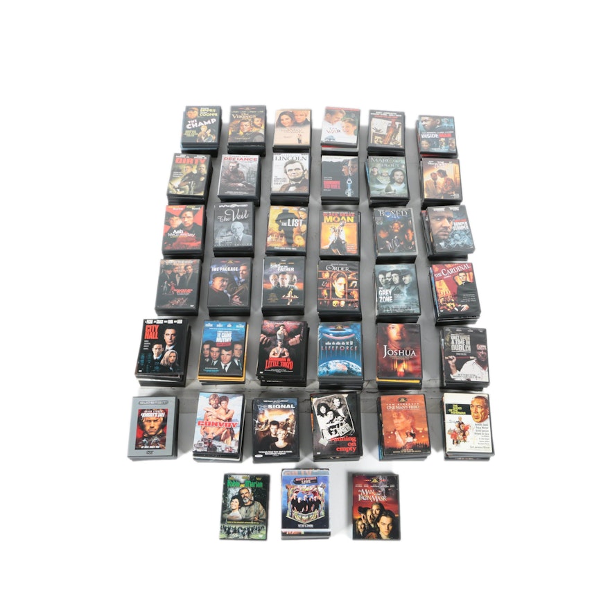 Over 100 Feature Film DVDs