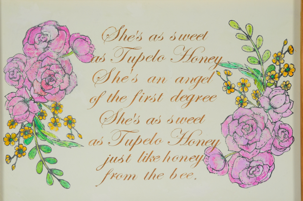 Hand-painted Sign by Barn Loft Decor "Tupelo Honey"