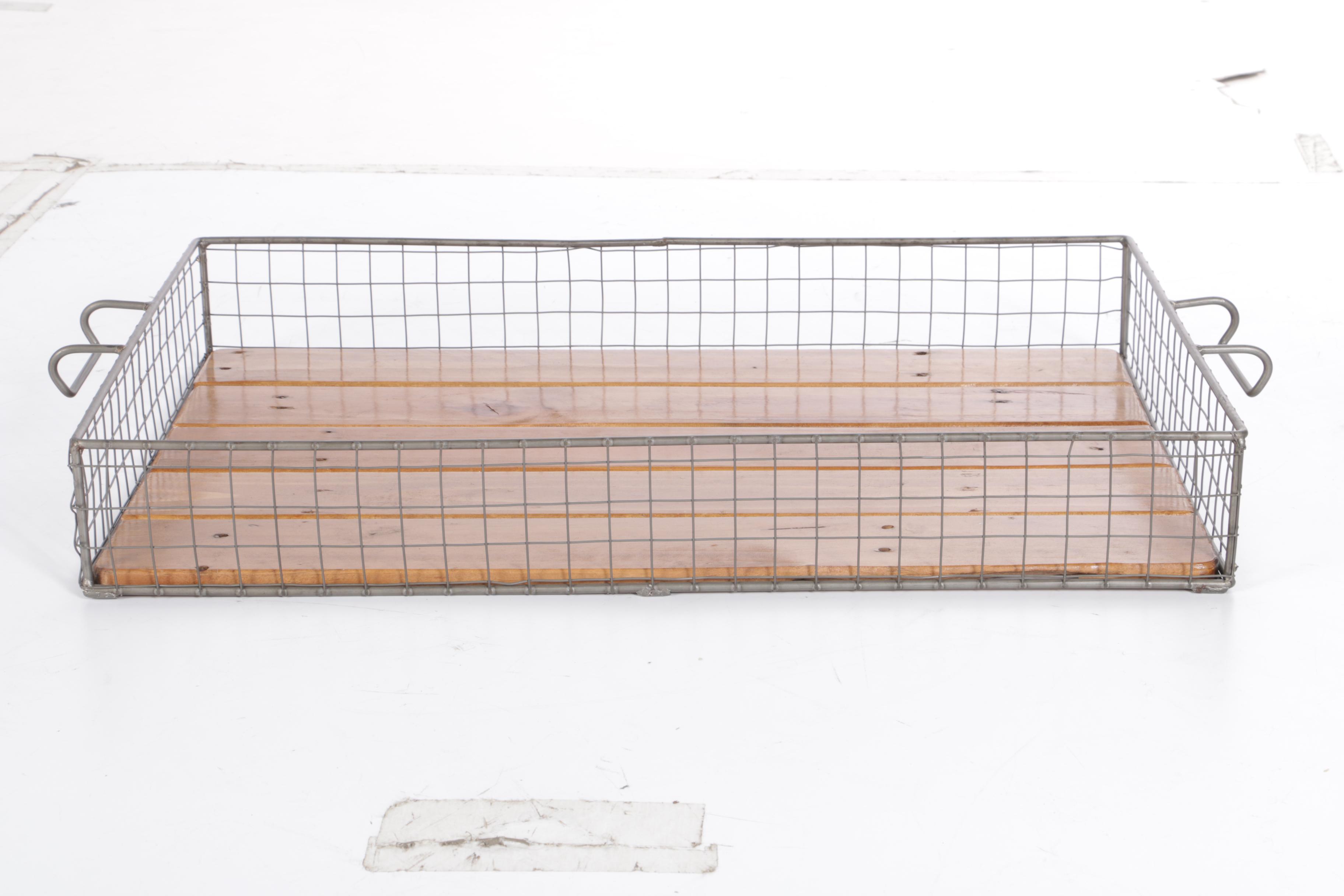 Vintage Metal Bar Cart