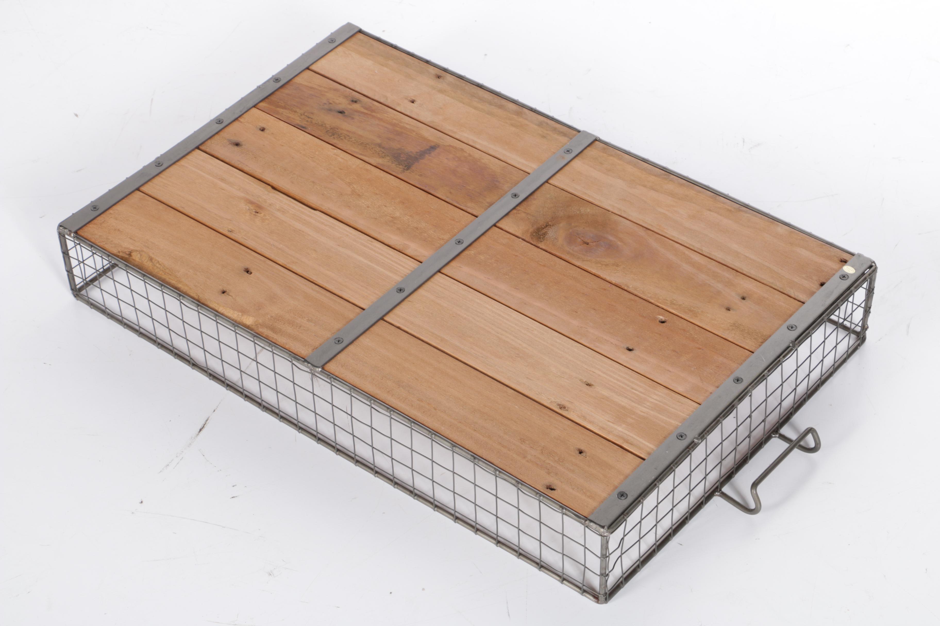 Vintage Metal Bar Cart