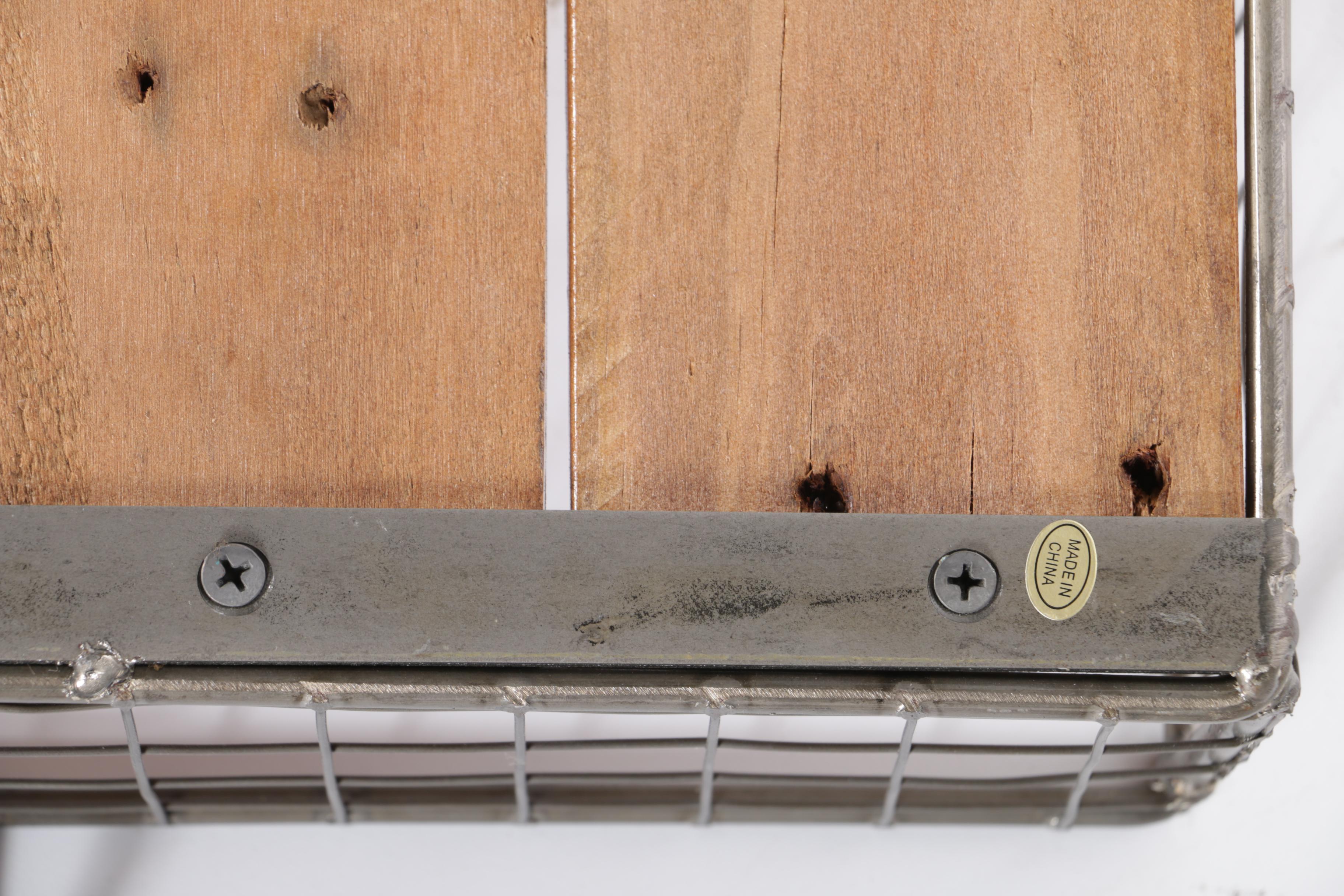 Vintage Metal Bar Cart