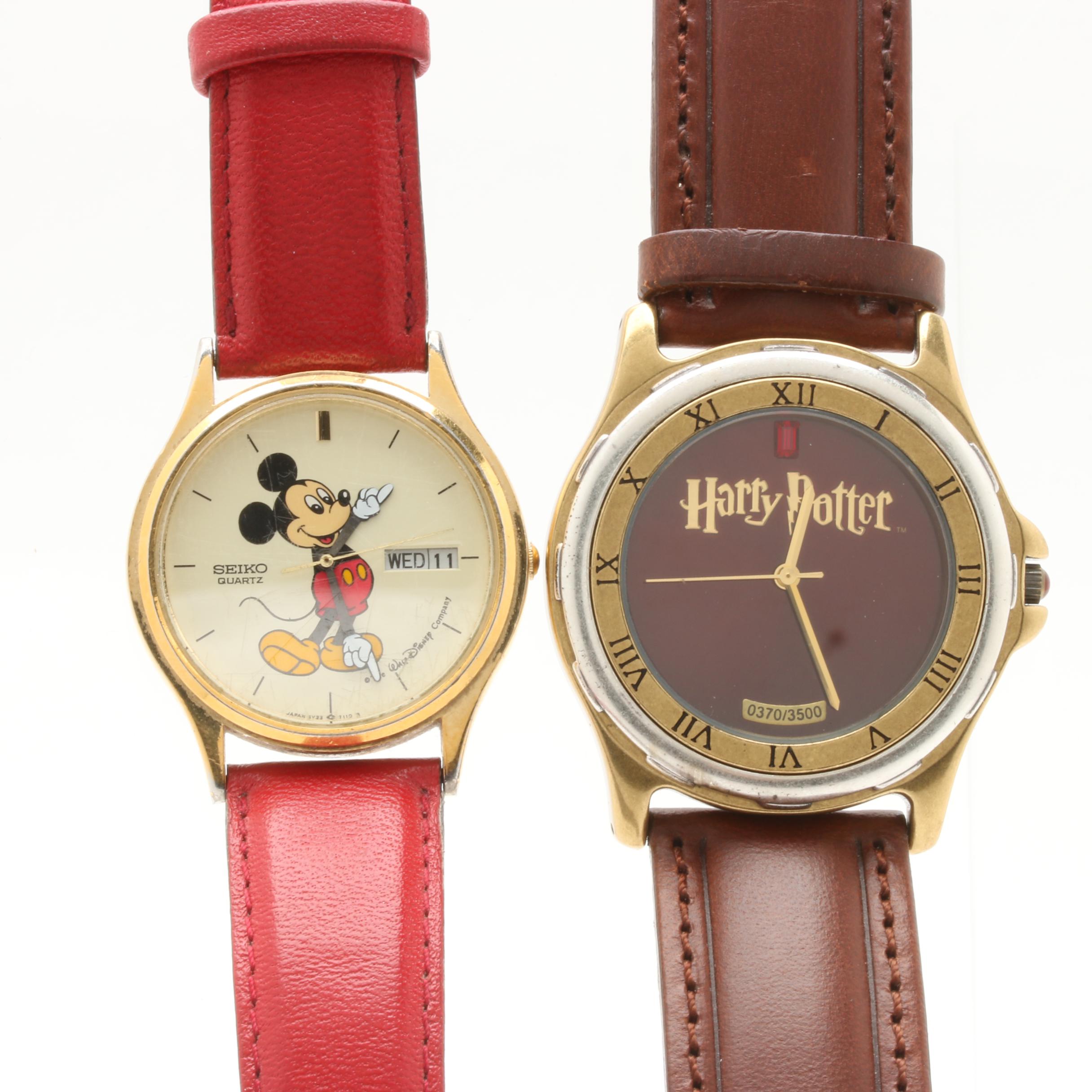 Seiko Disney and Fossil Limited Edition Harry Potter Watches