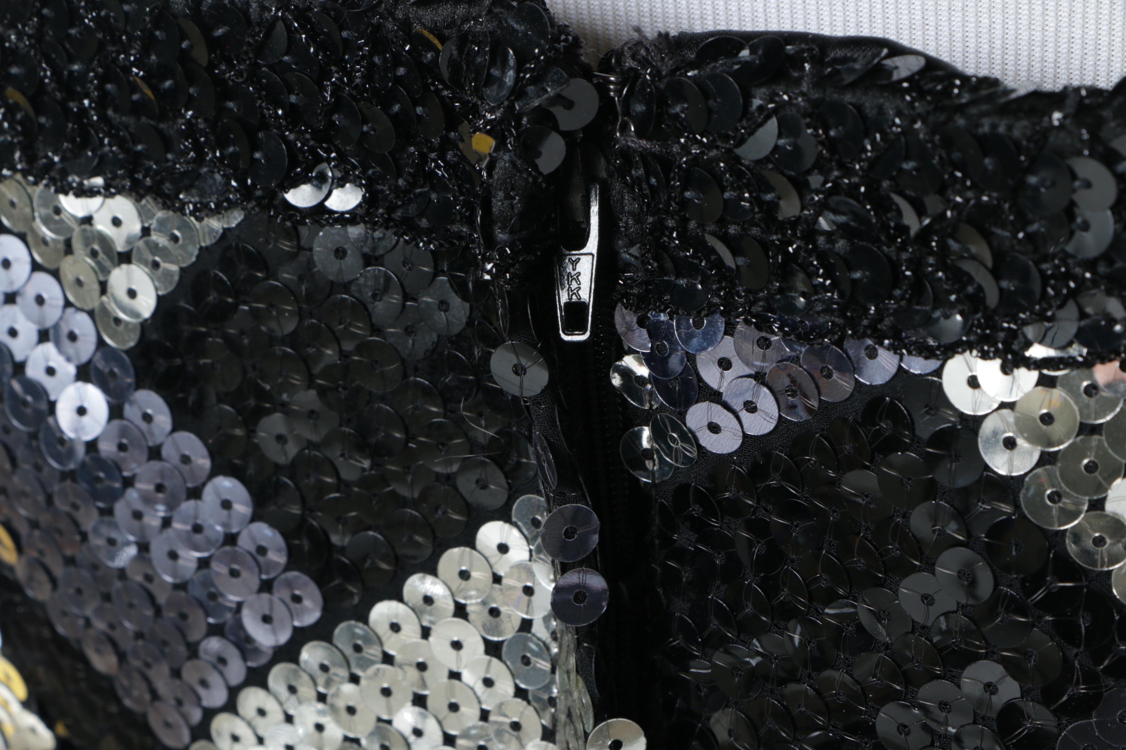 Vintage Victor Costa Strapless Sequin Dress