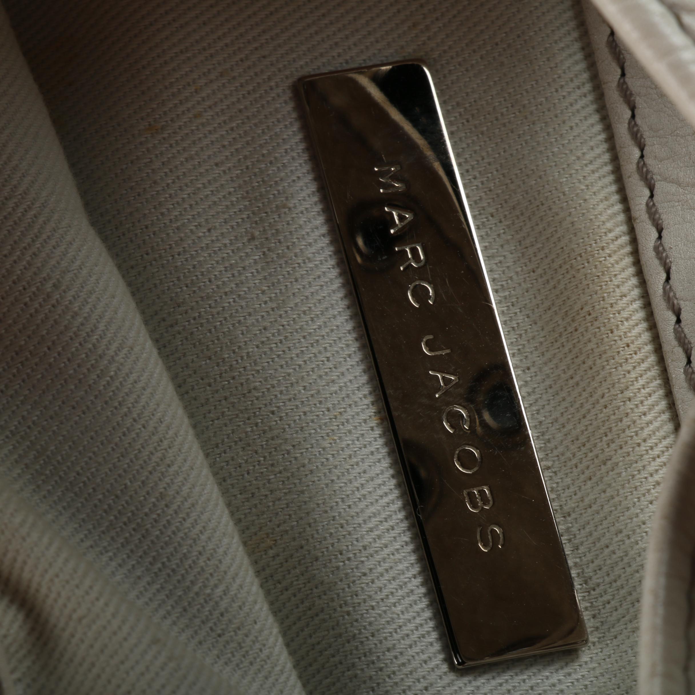 Marc Jacobs Off-White Leather Hobo Bag