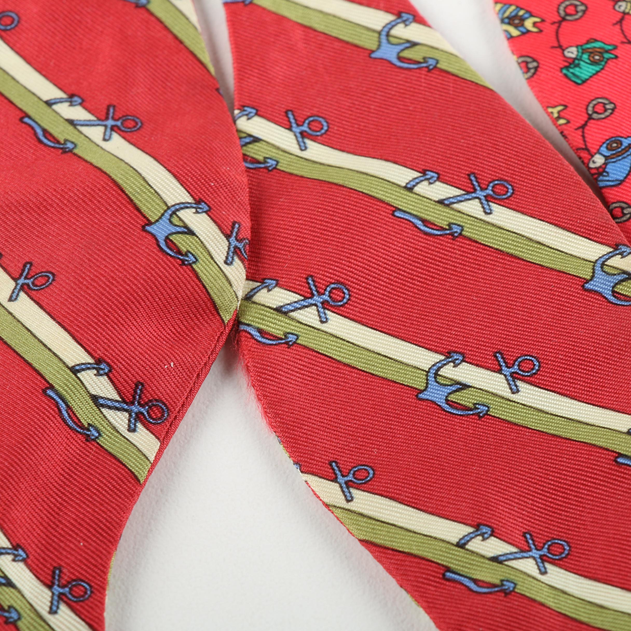 Vintage Hermès Silk Bow Ties