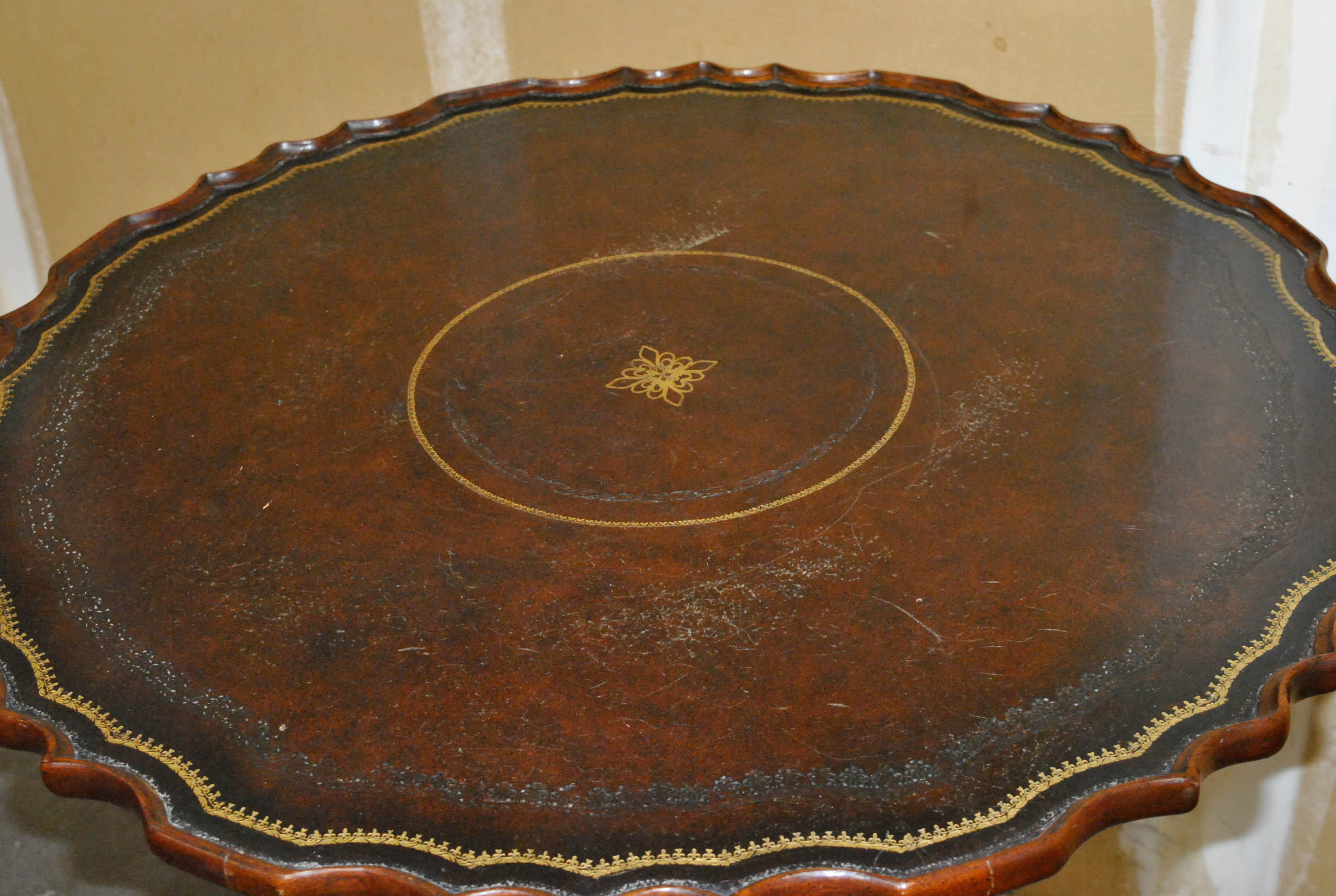 Chippendale Style Tilt-Top Tea Table