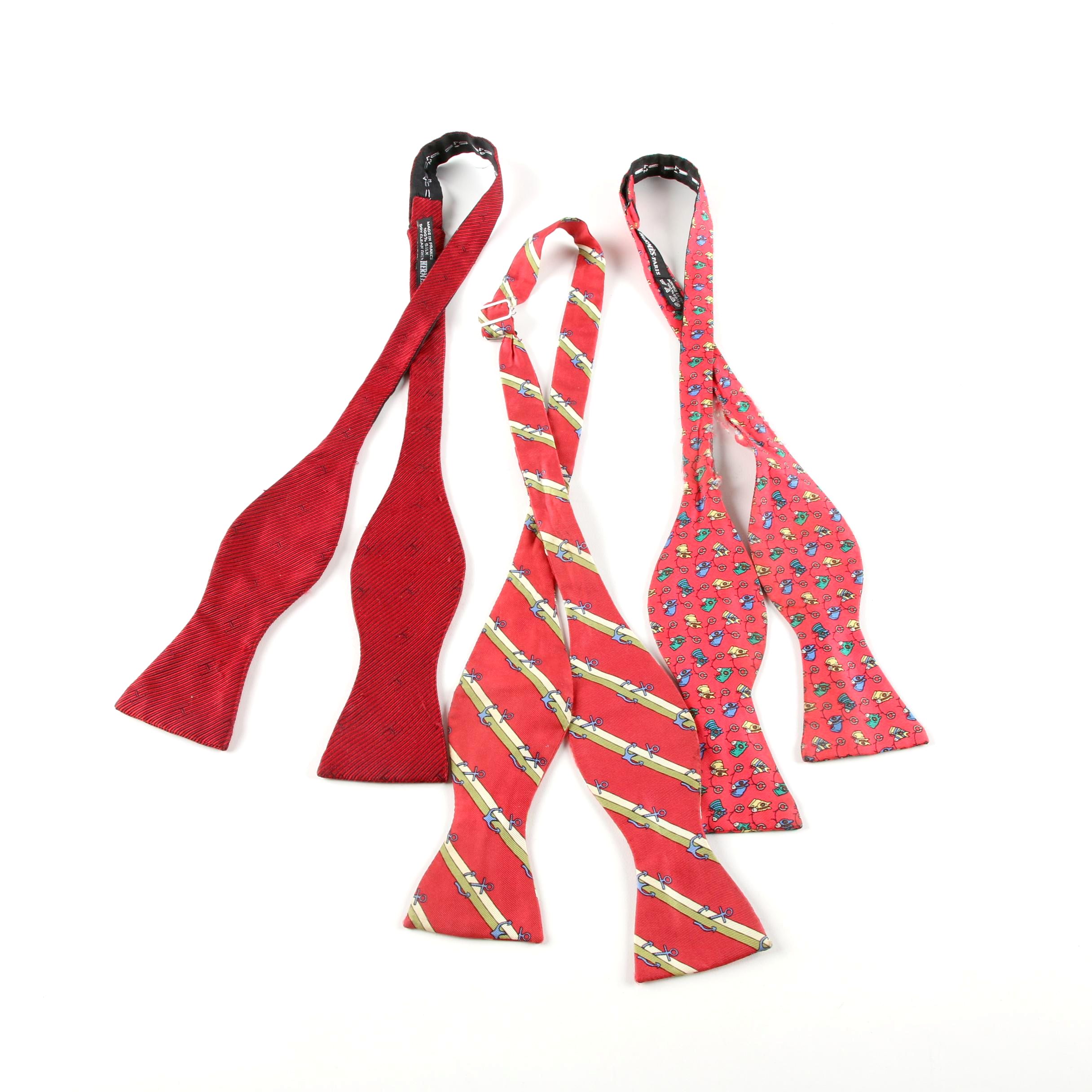 Vintage Hermès Silk Bow Ties