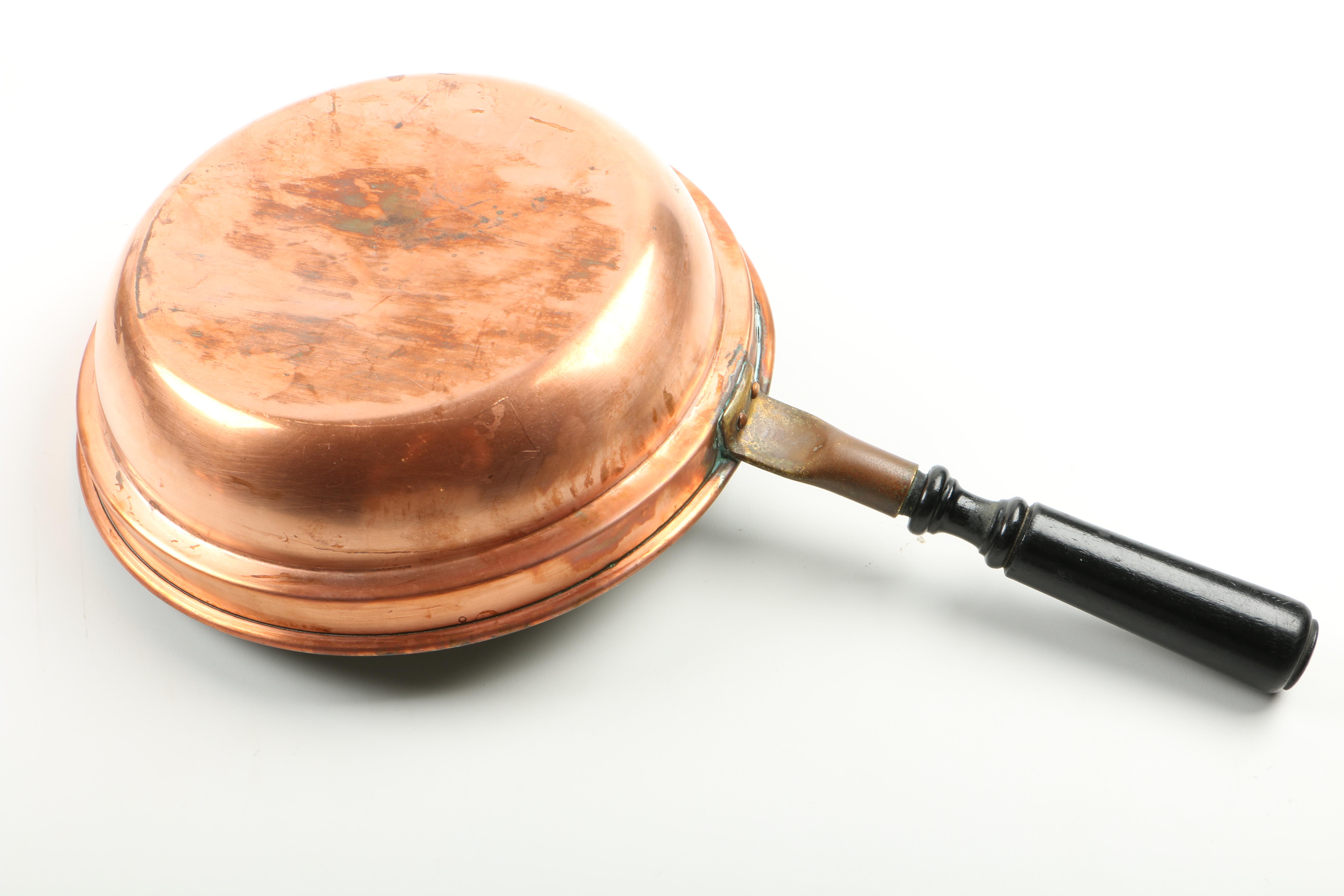 C.R. Ruegger Copper And Brass Chafing Dish