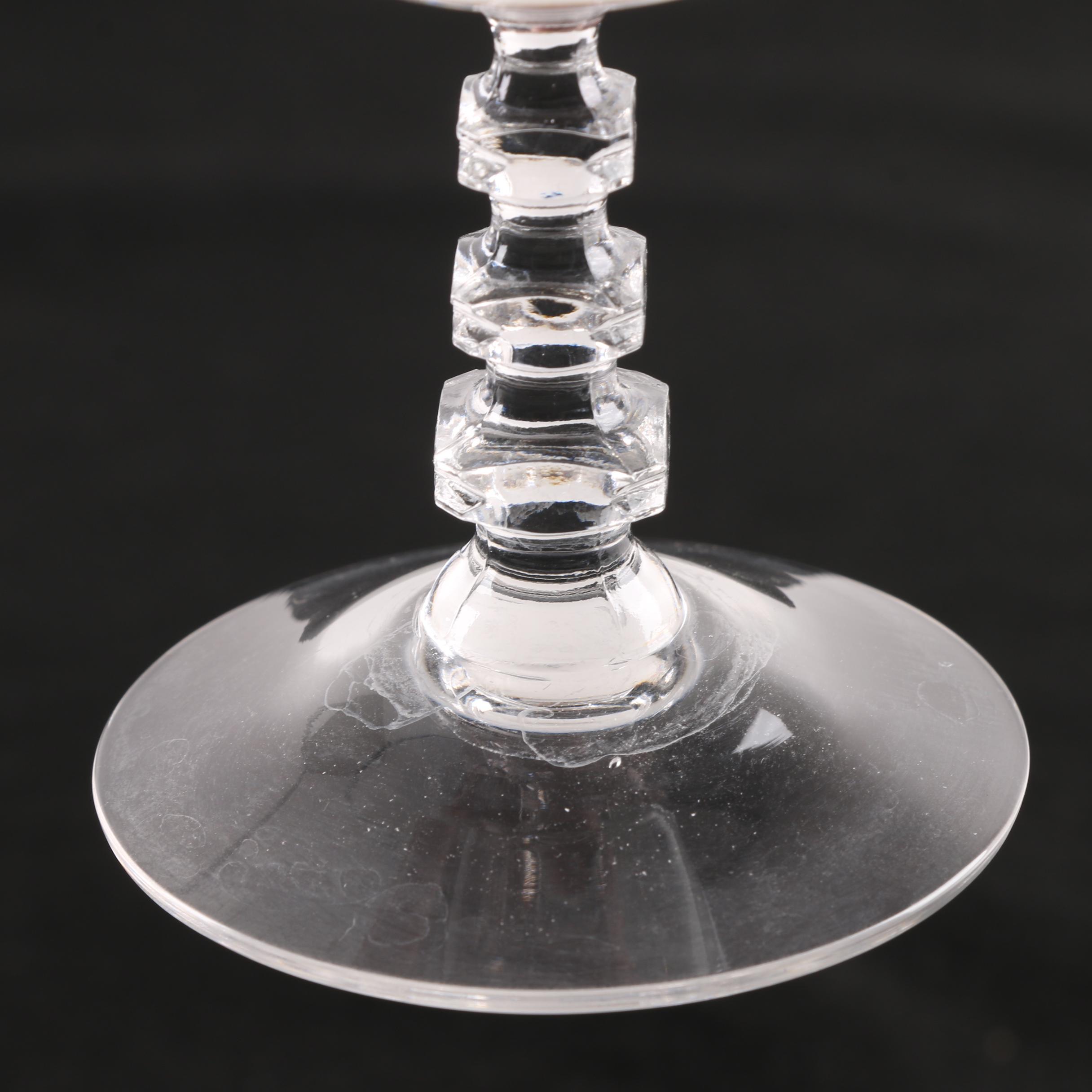 Vintage Crystal Cocktail Glasses