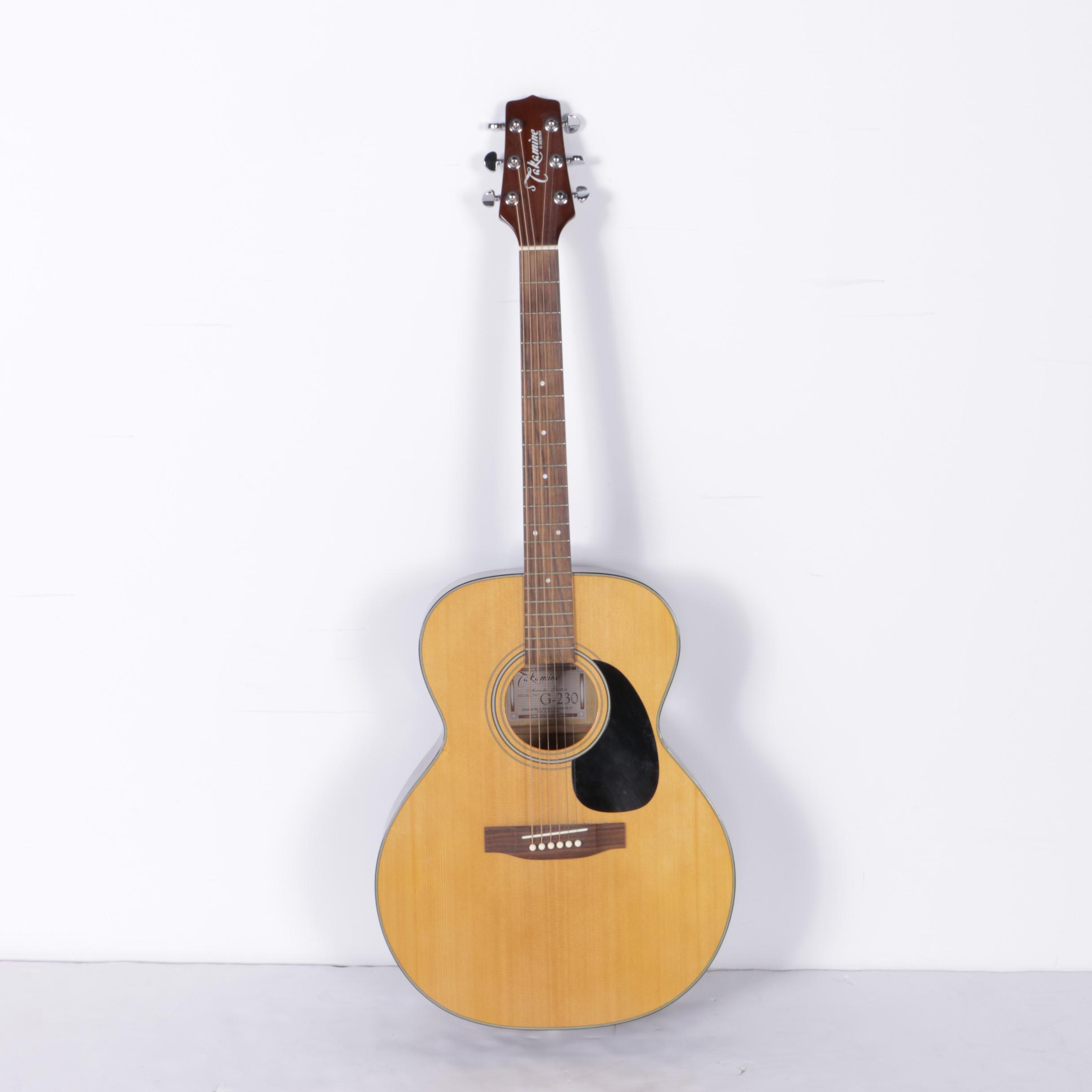 Takamine G230 Acoustic Classical Guitar with Stand