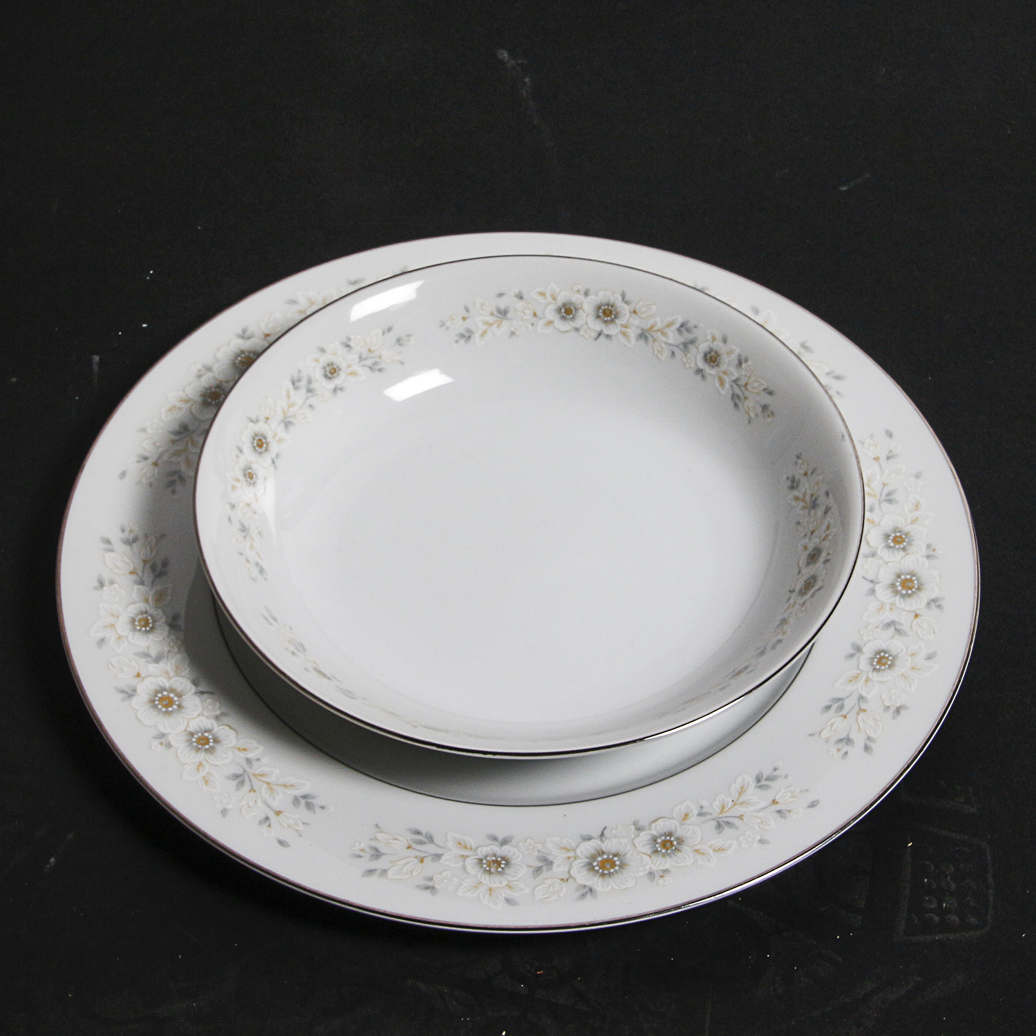 Seventy Seven Piece Collection of Carlton China "Andover" Dinnerware