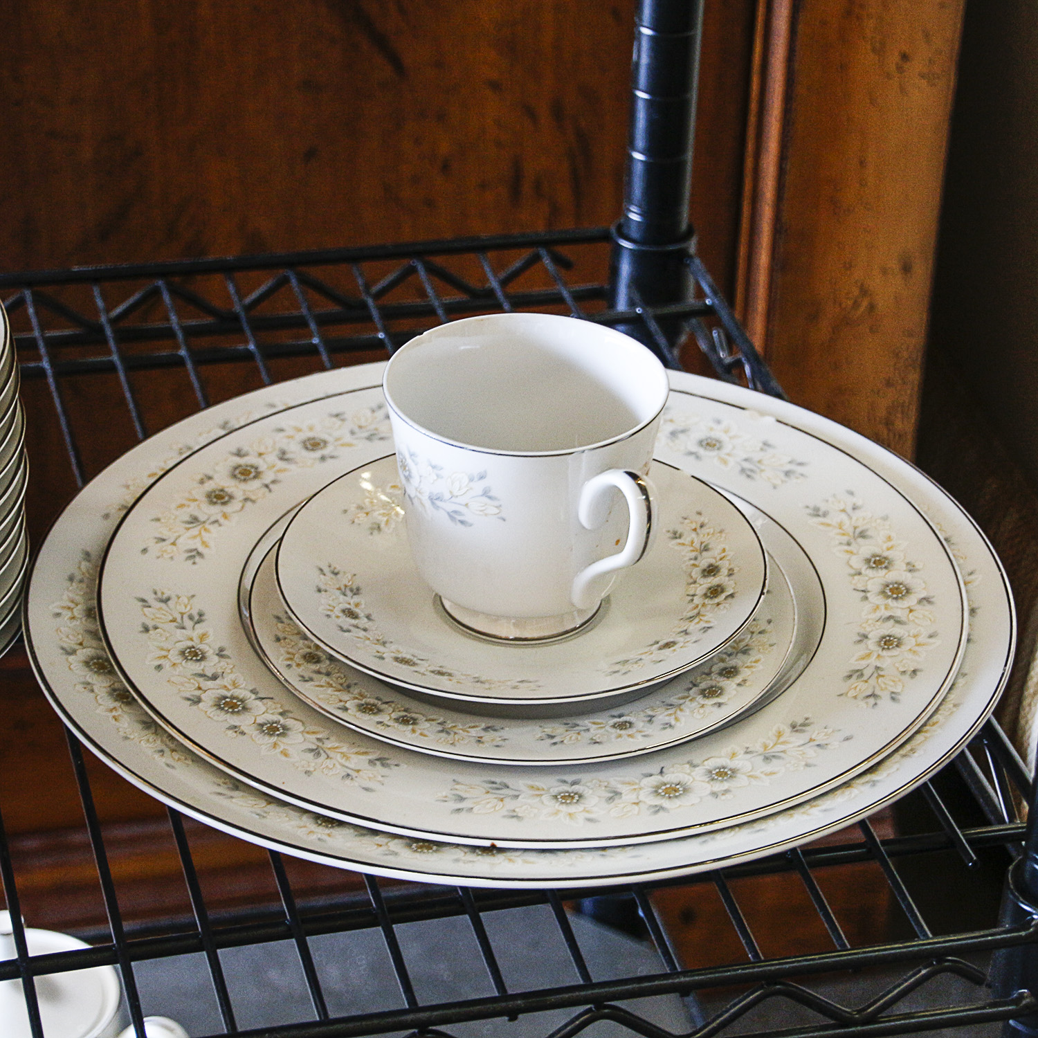 Seventy Seven Piece Collection of Carlton China "Andover" Dinnerware