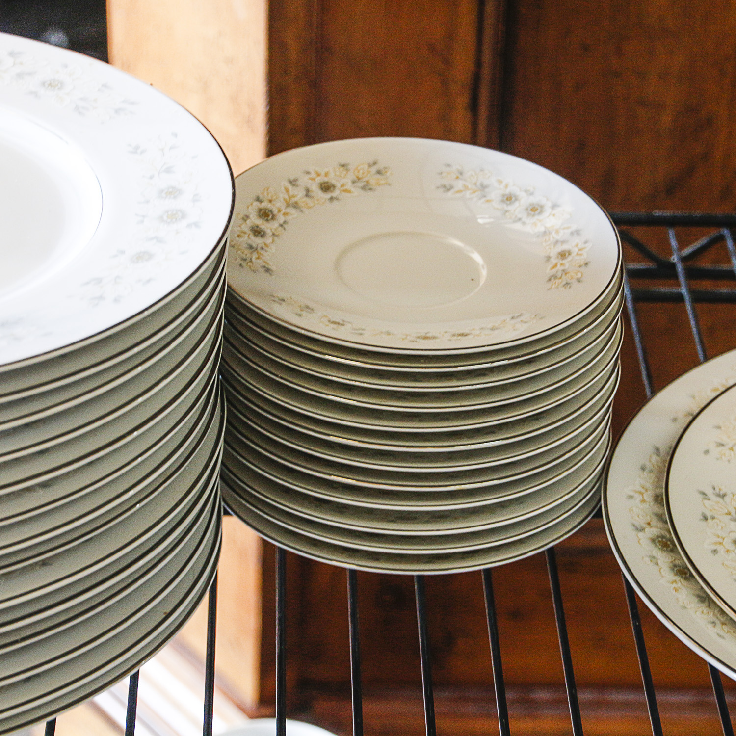 Seventy Seven Piece Collection of Carlton China "Andover" Dinnerware