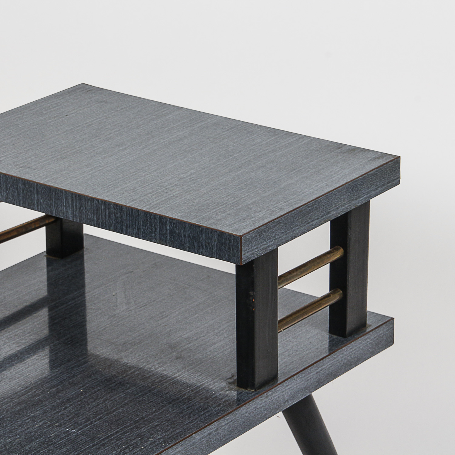 Mid Century Modern Step Back End Table