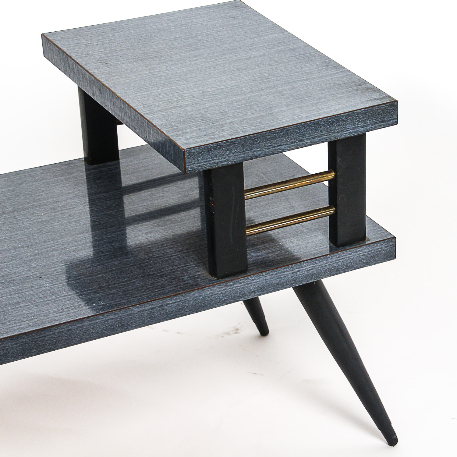 Mid Century Modern Step Back End Table