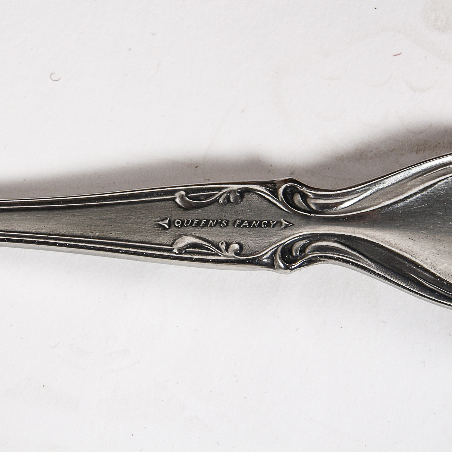 Lyon "Queen's Fancy" Stainless Steel Flatware Set with Wm. Rogers Silver Plate