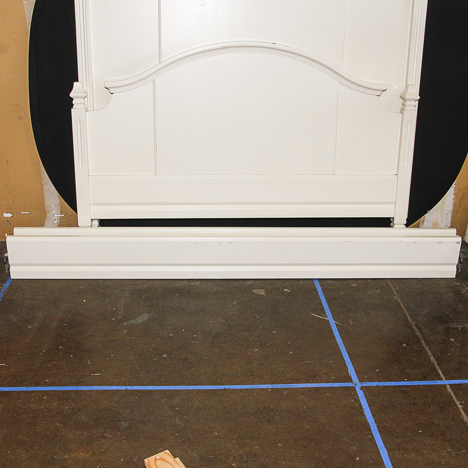 Vintage Pottery Barn Kids Full Size Painted Bed Frame