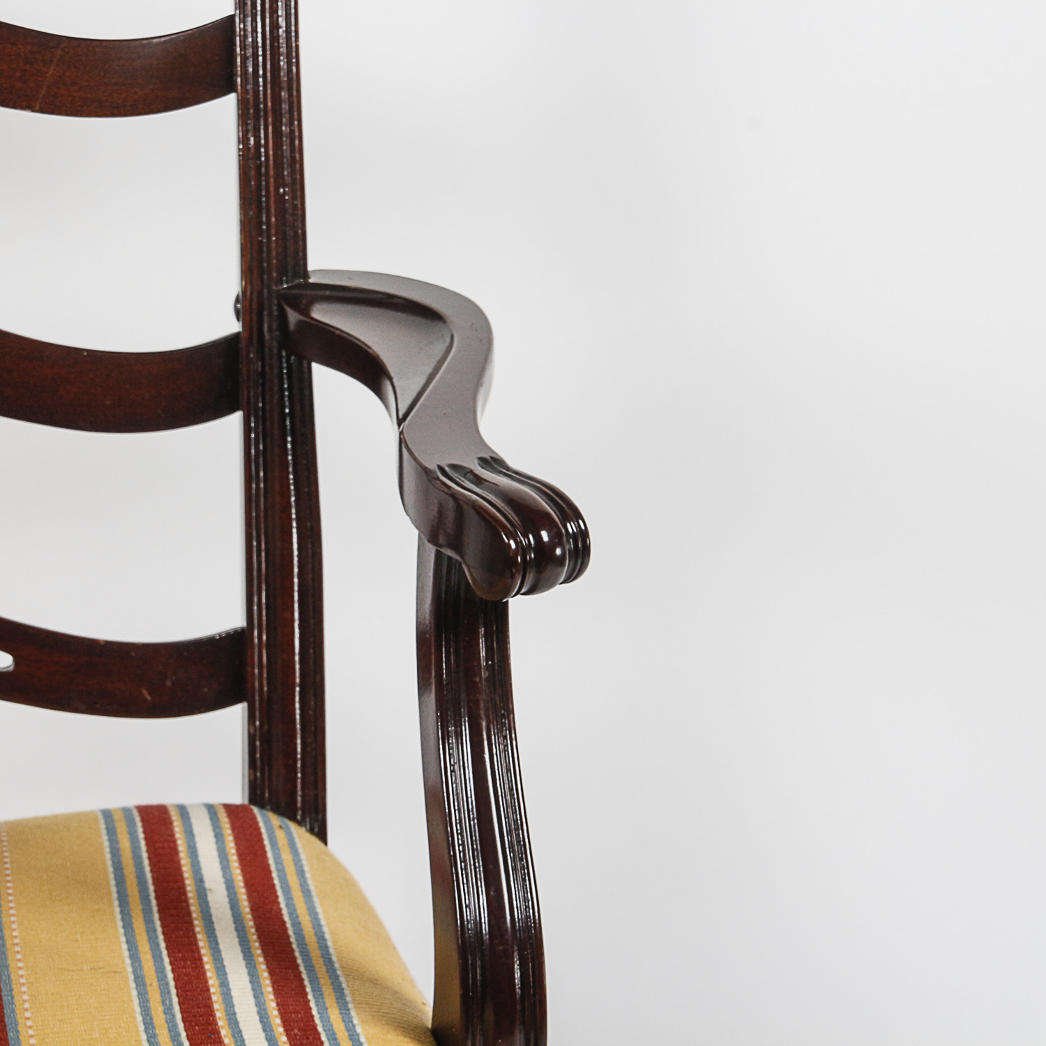 Pair of Chippendale Style Upholstered Chairs