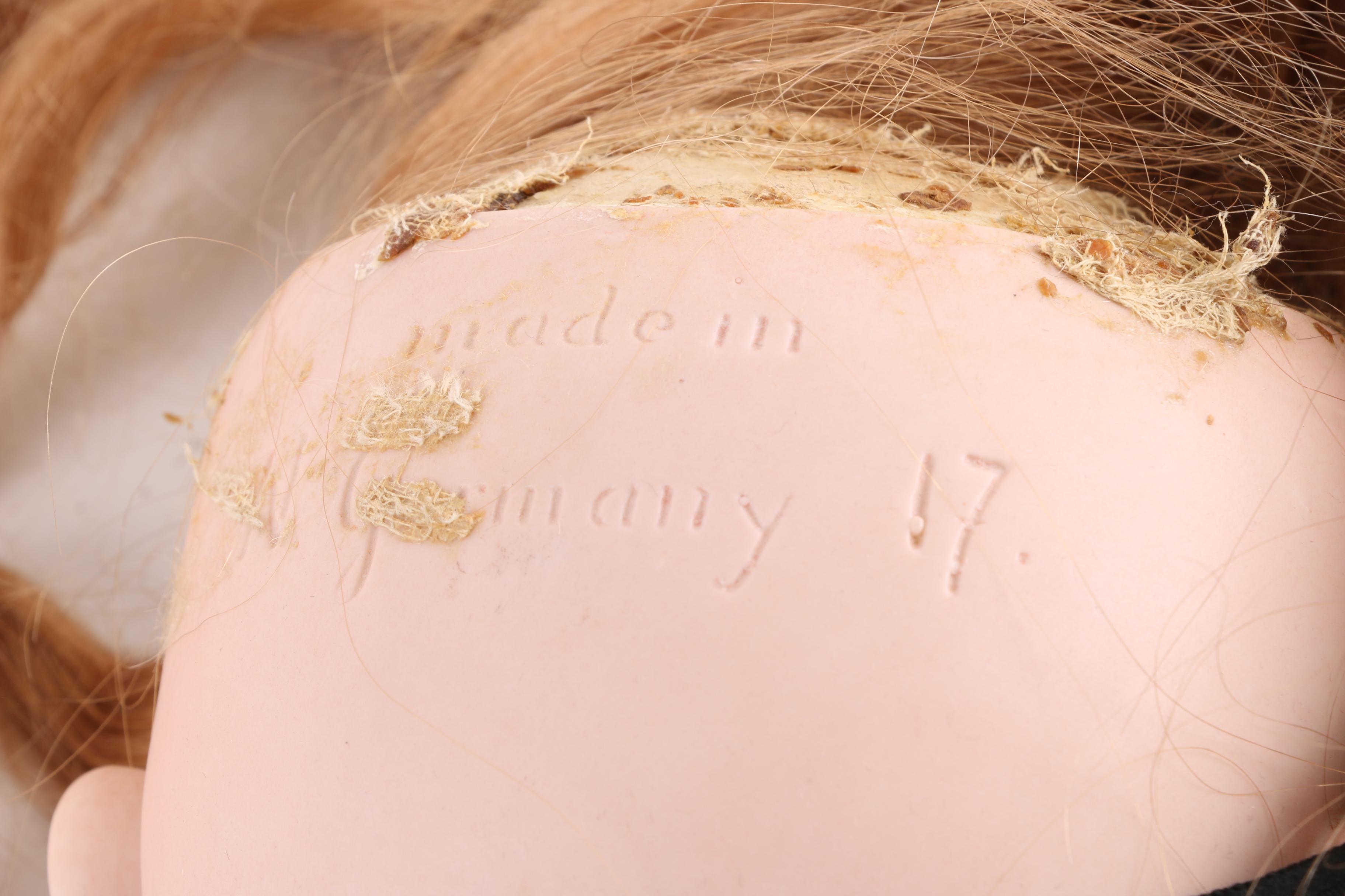 Antique Kestner Bisque Socket Head and Kid Leather Body Doll