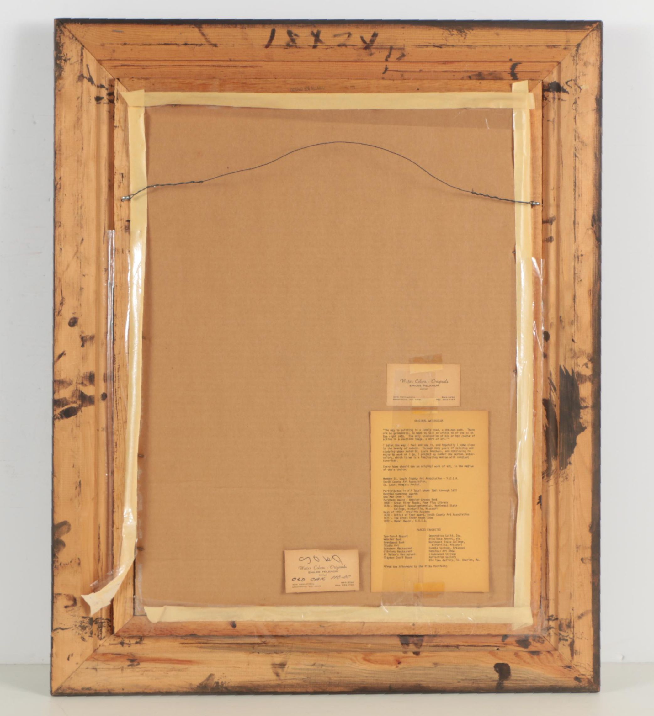 Emilee Felknor Watercolor Painting "Old Oak"