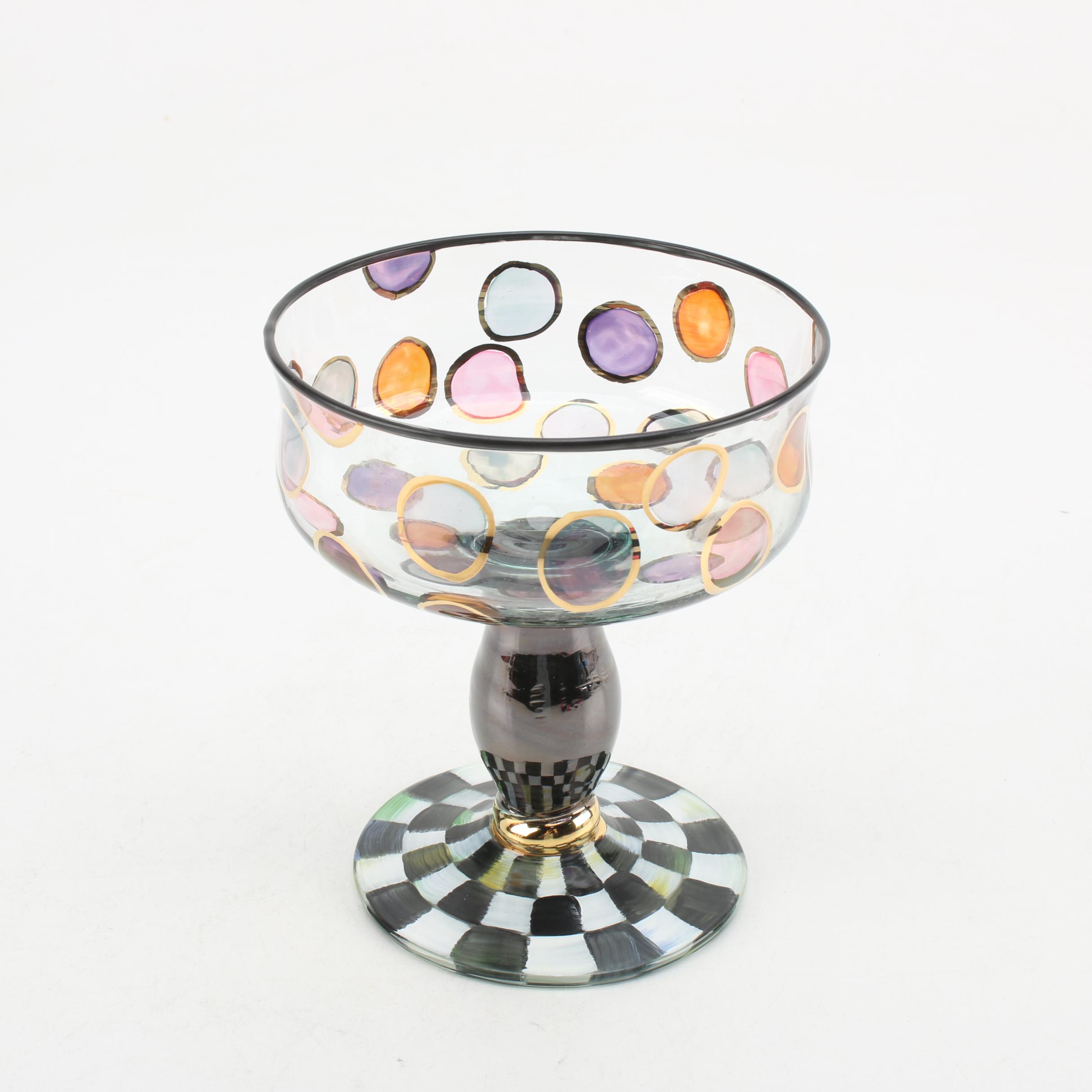 Glass Stemware Including MacKenzie-Childs