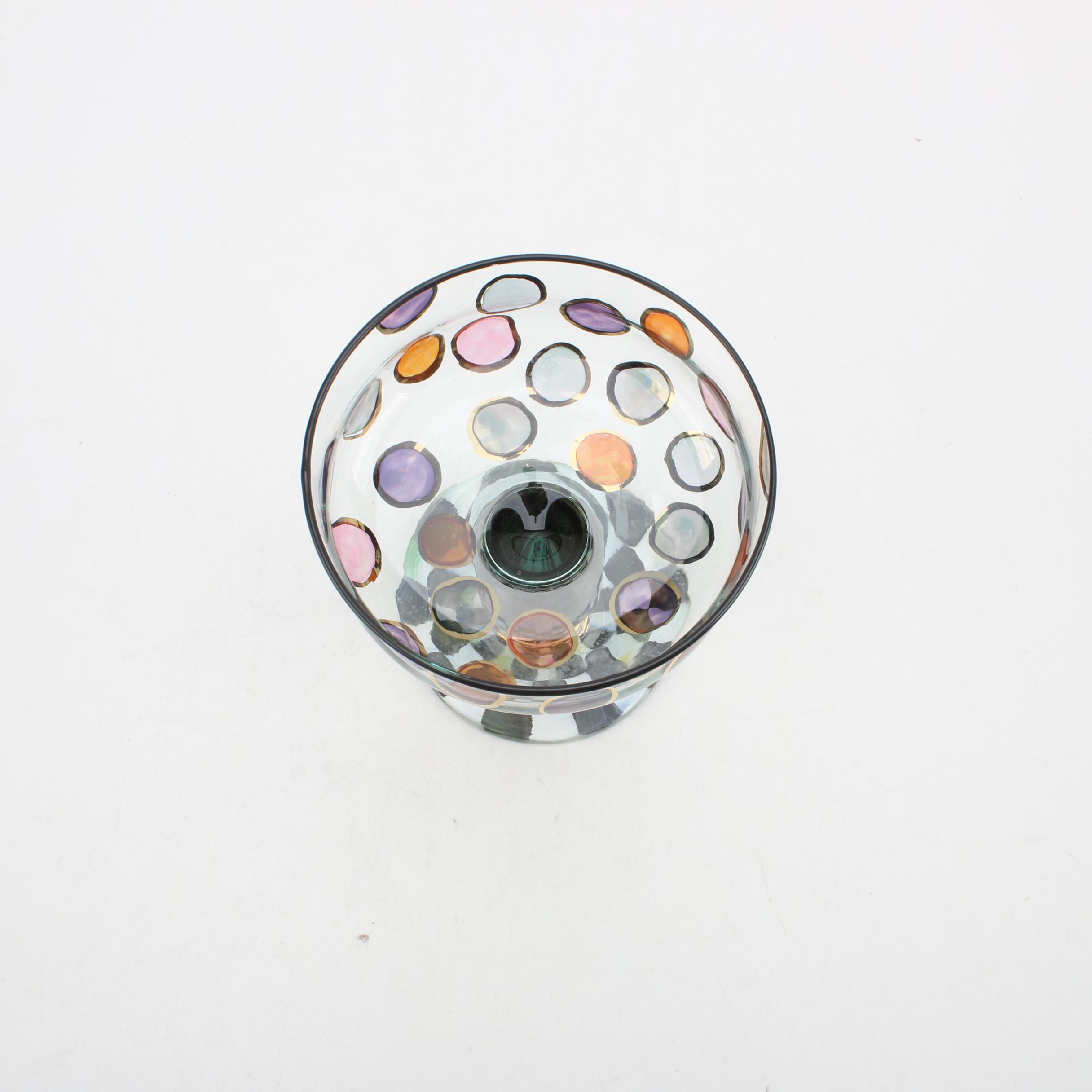 Glass Stemware Including MacKenzie-Childs