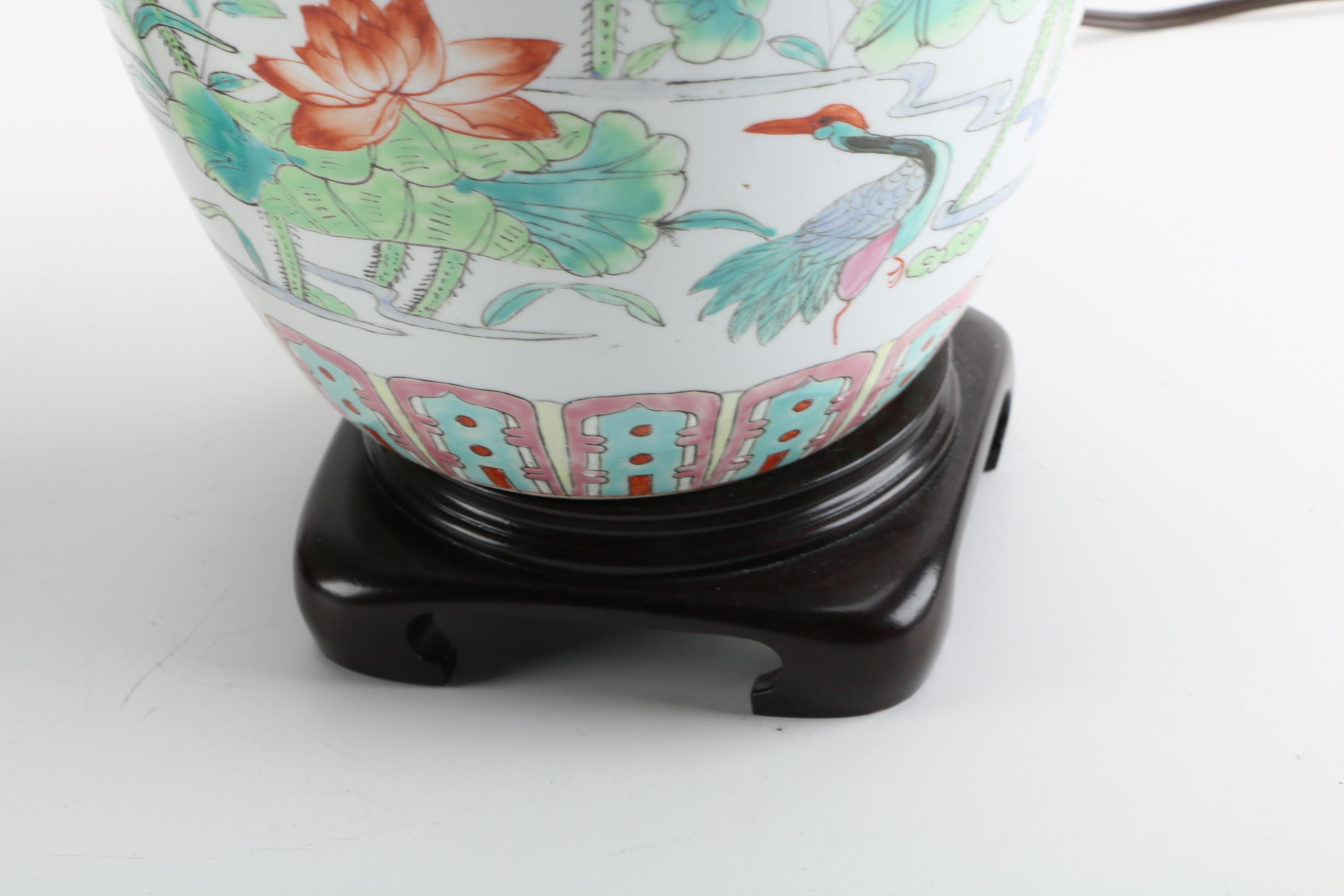 Pair of Chinese Table Lamps