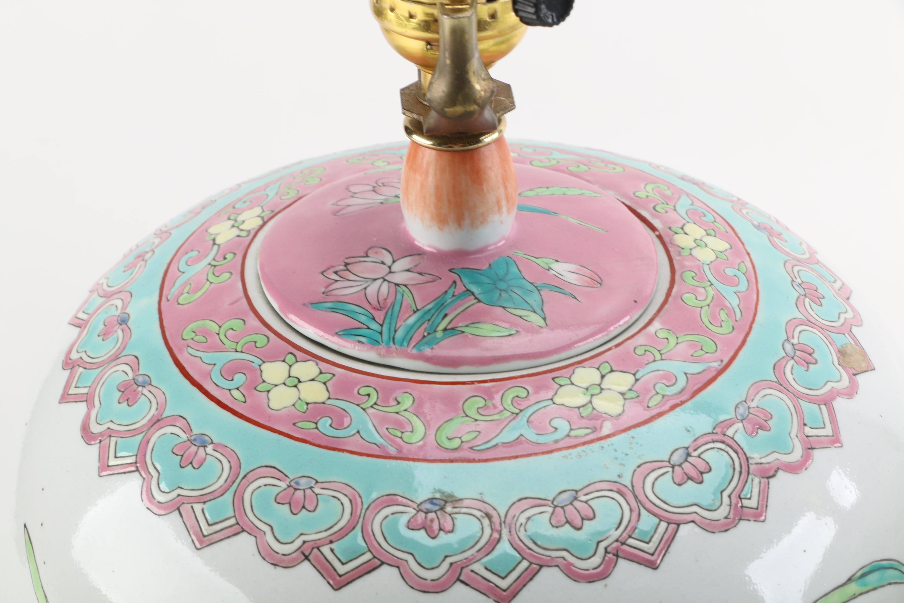 Pair of Chinese Table Lamps