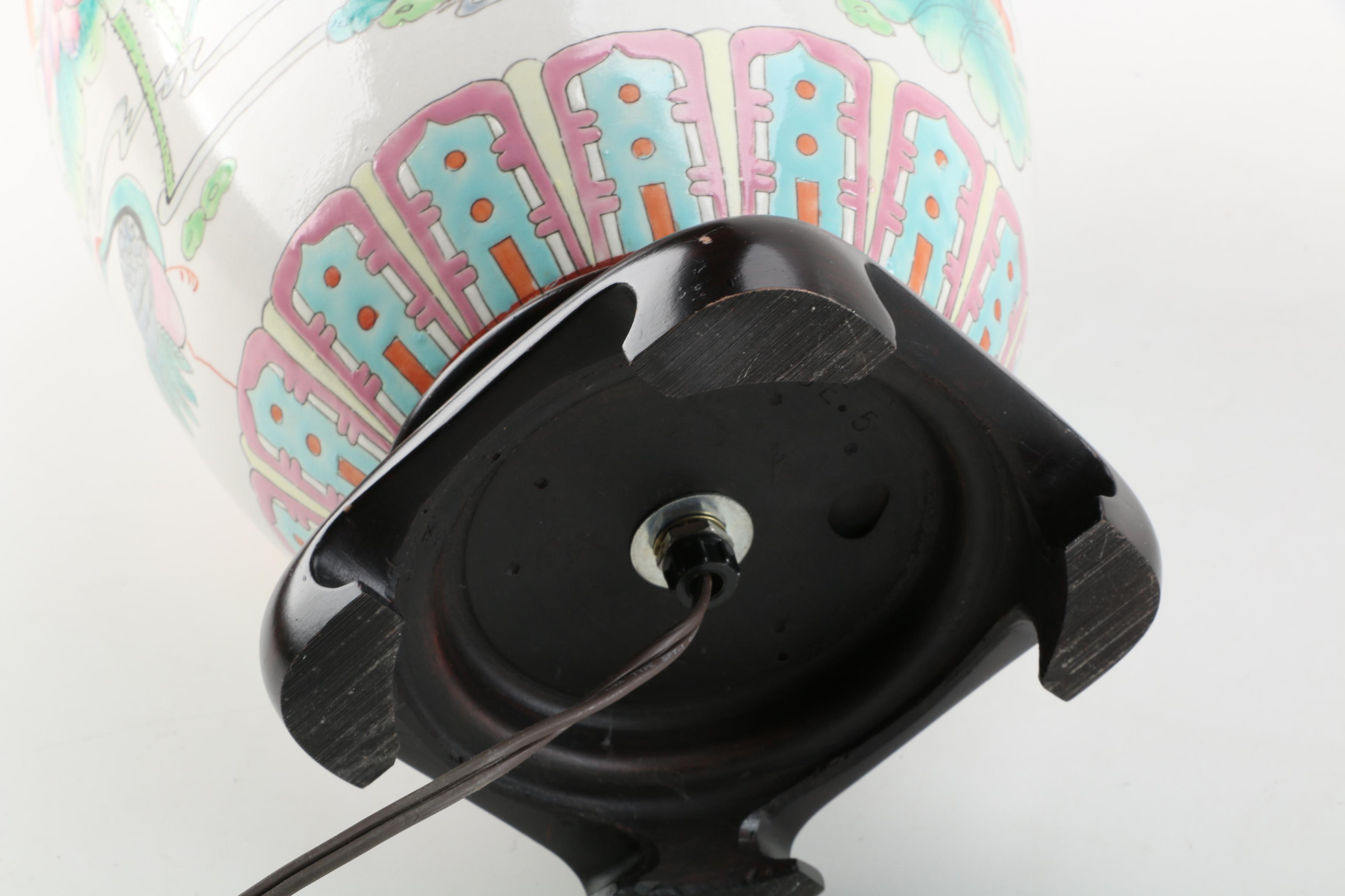 Pair of Chinese Table Lamps