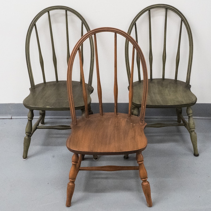 Diminutive Windsor Chairs by Nichols & Stone