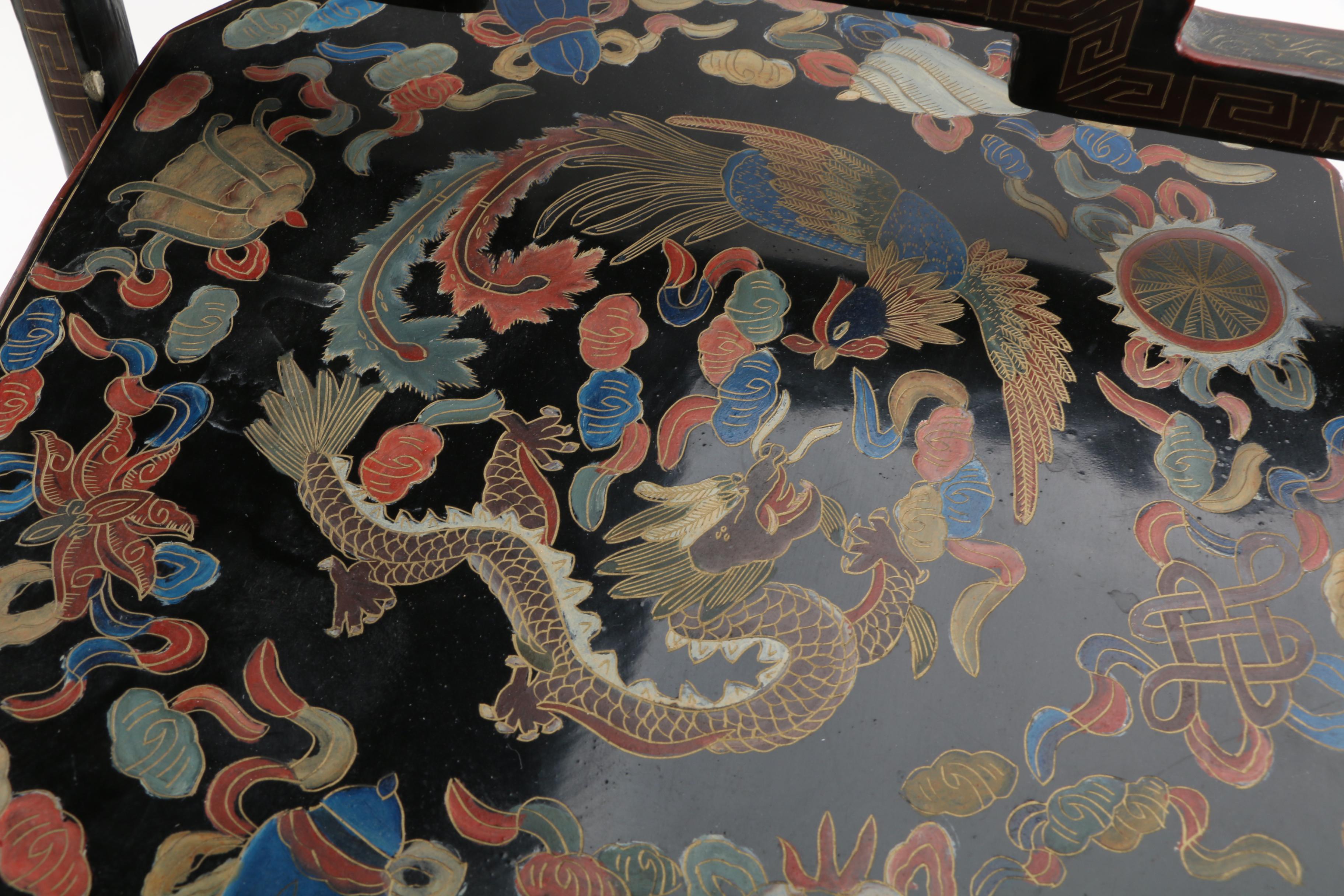 Chinese Lacquer Ware Wedding Box