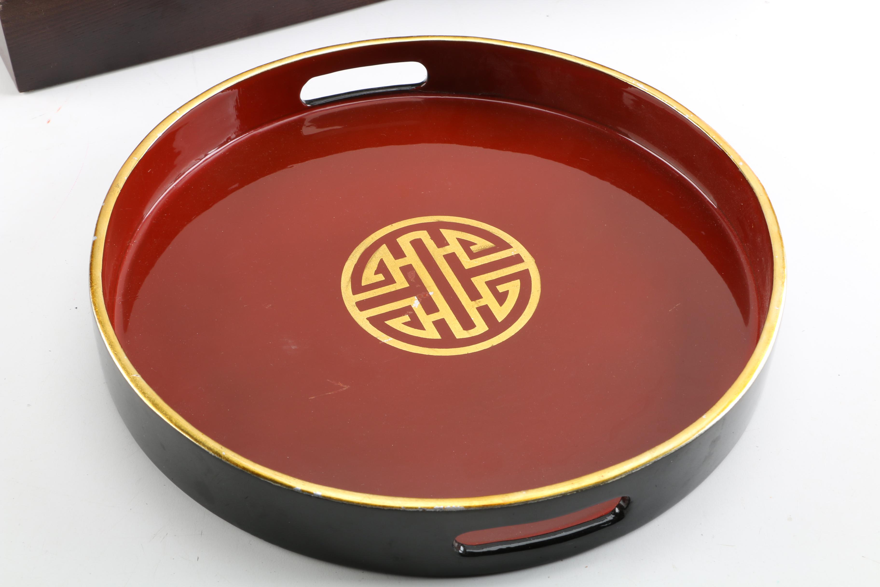 Wooden and Lacquered Trays