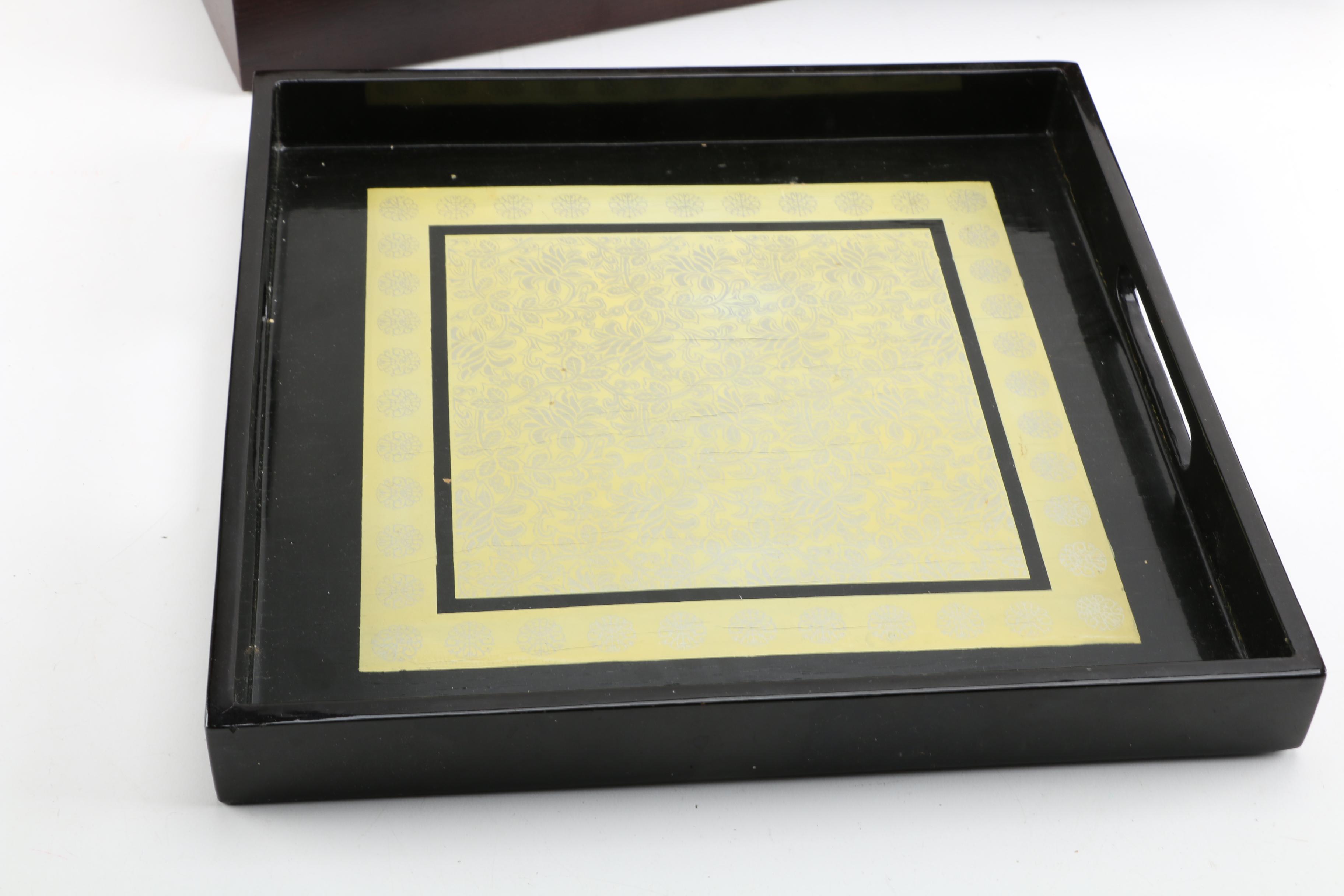 Wooden and Lacquered Trays