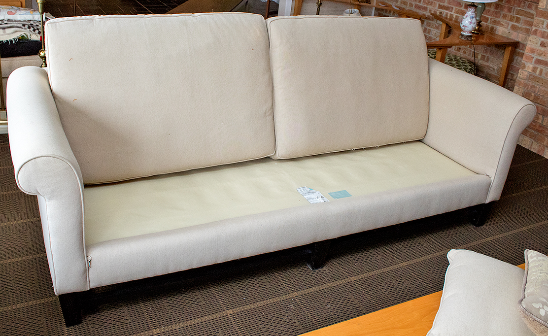 Martha Stewart Signature Canvas Sofa by Bernhardt