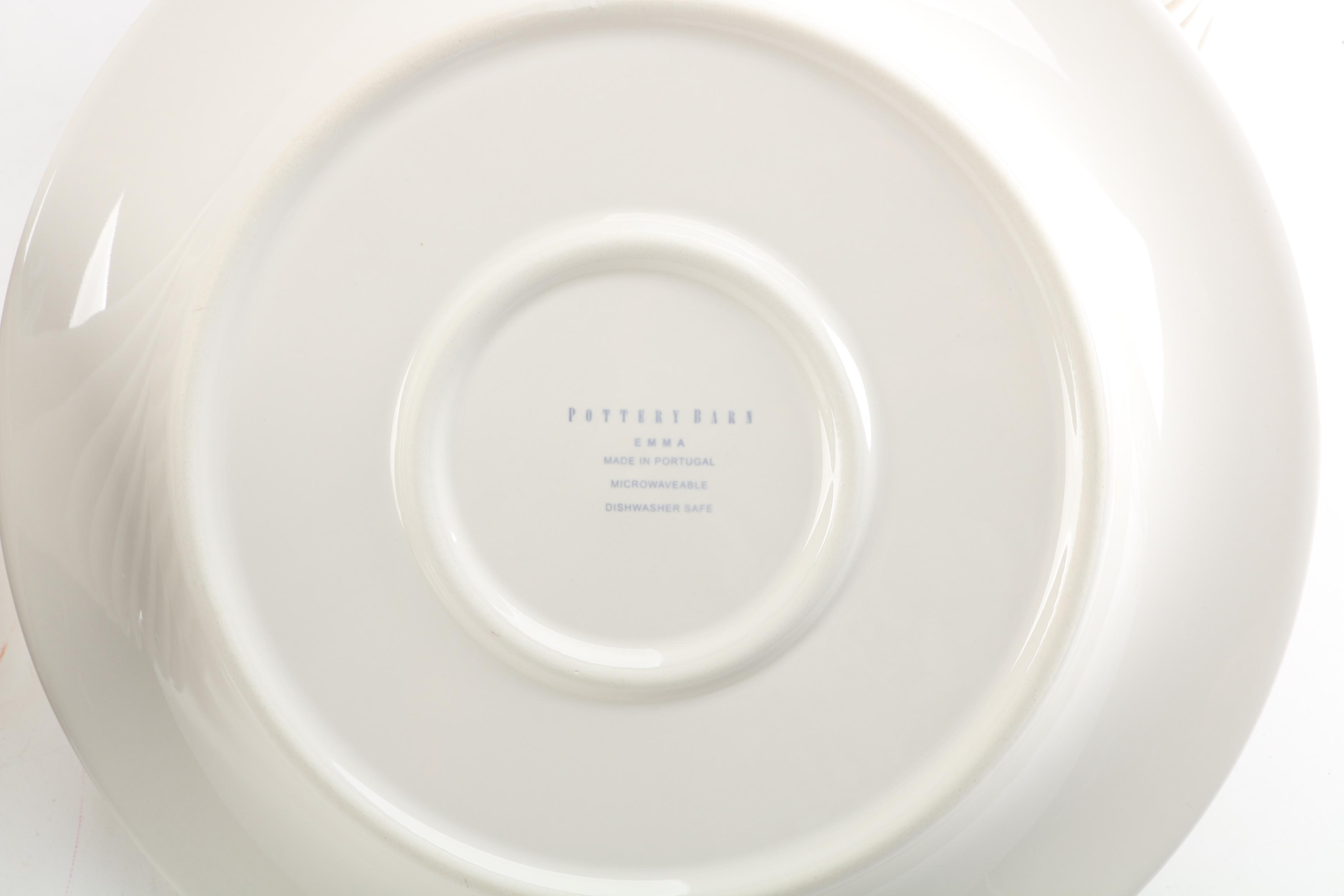 Pottery Barn "Emma" Tableware